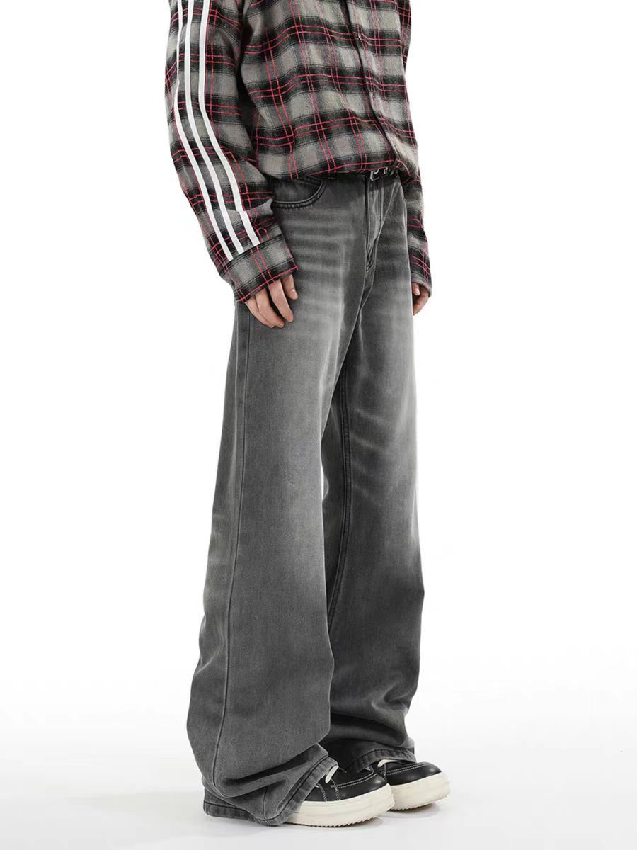 Designer × Jean × Vintage High Street Y2K Vintage Hip Hop Micro Flare Jeans Size US 30 / EU 46 - 1 Thumbnail