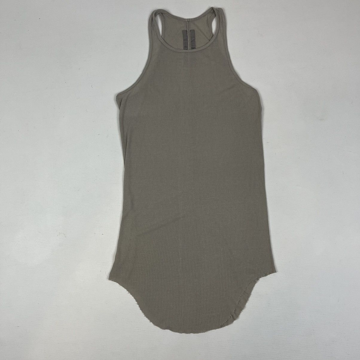 Rick Owens RICK OWENS FOREVER BASIC RIB TANK MINI RIB JERSEY Size M / US 6-8 / IT 42-44 - 4 Thumbnail