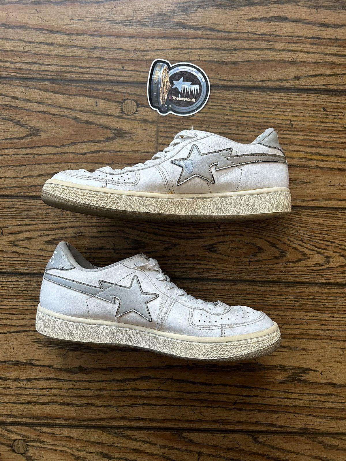 Bape Bape White/Grey Landsta Bapesta Size US 9 / EU 42 - 2 Thumbnail