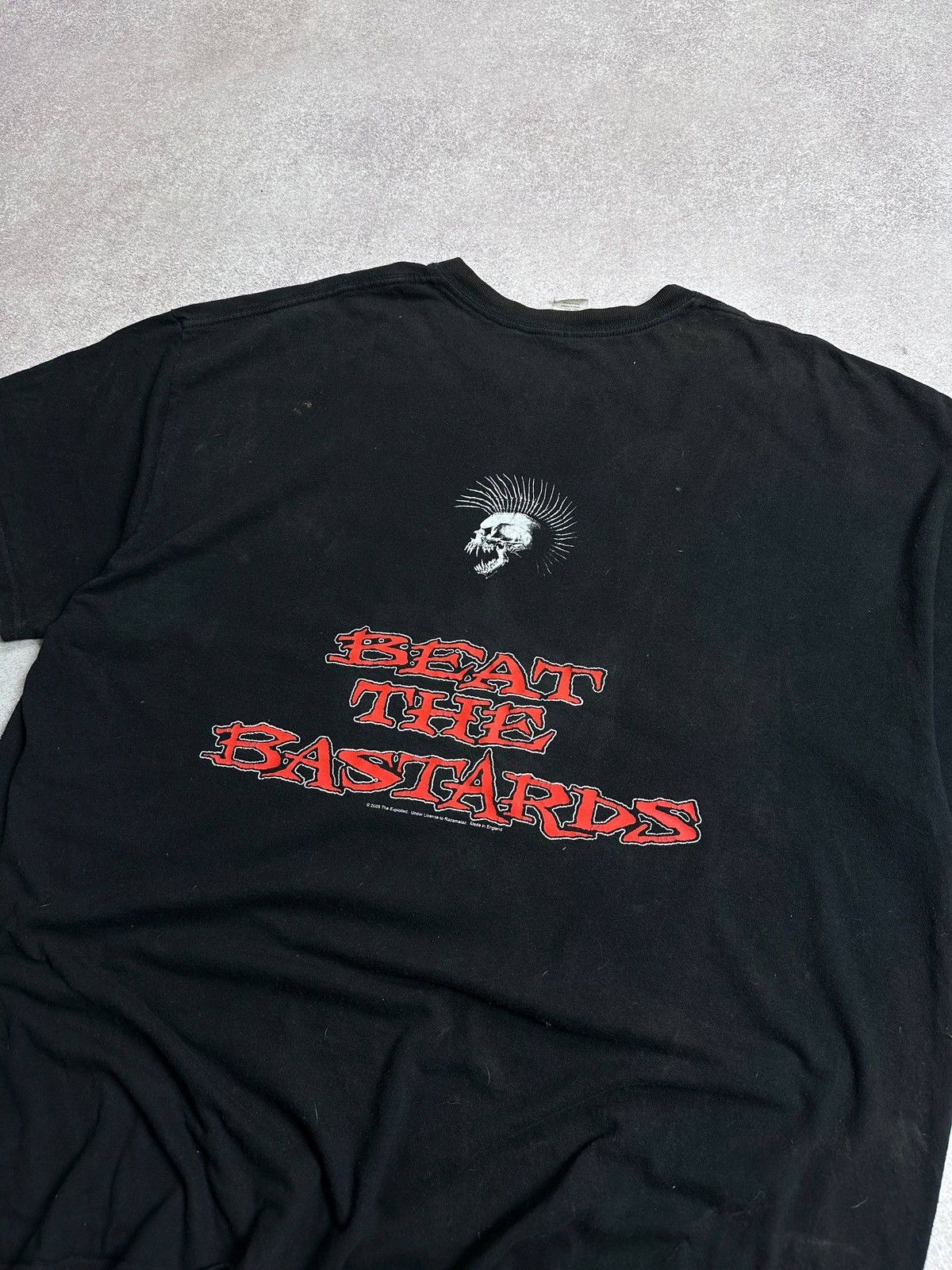 Band Tees Vintage 90s The Exploited Beat The Bastards Band T-shirt XXL Size US XXL / EU 58 / 5 - 5 Thumbnail