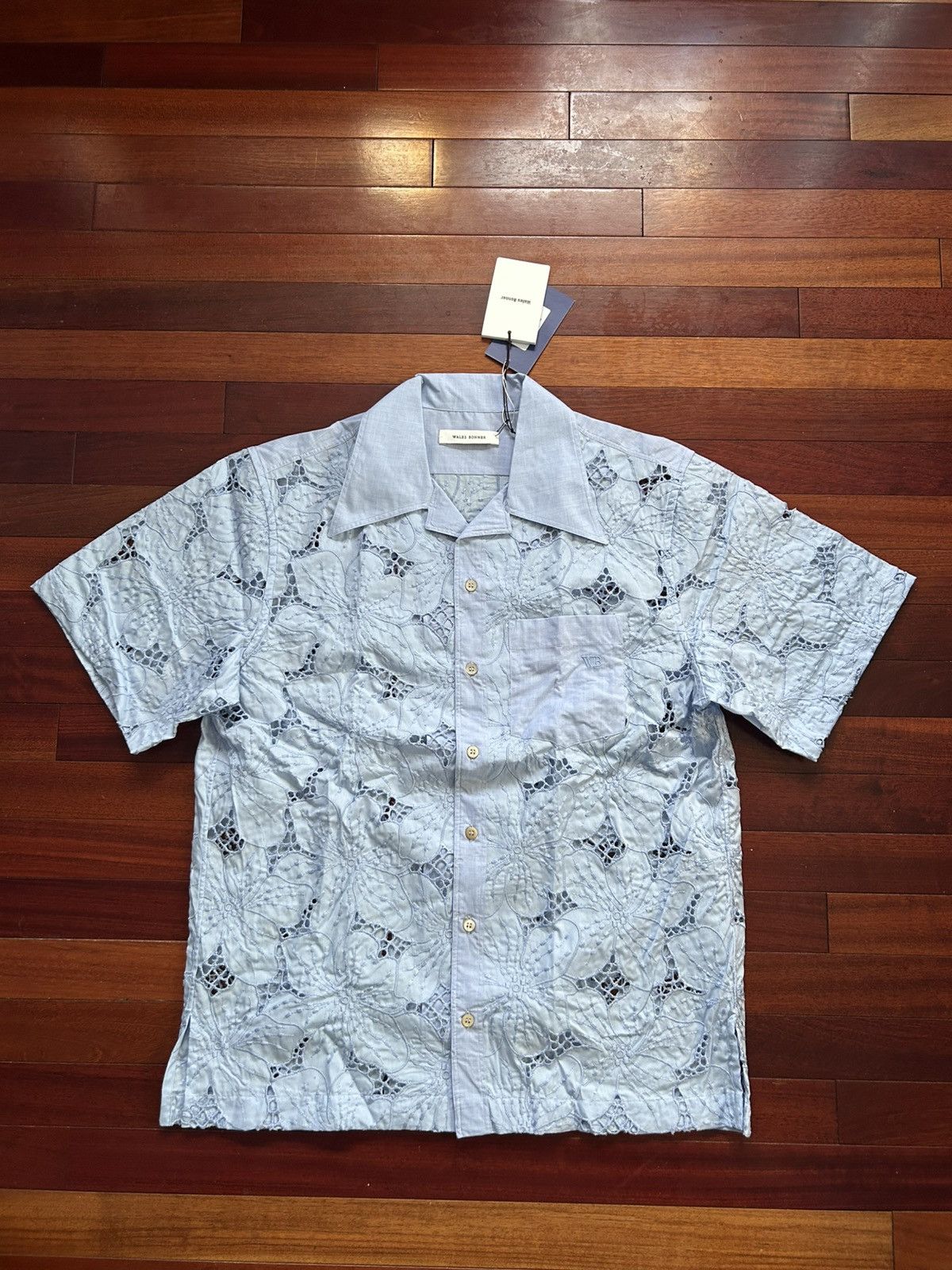 Wales Bonner Wales Bonner Bowling Shirt Size US L / EU 52-54 / 3 - 1 Thumbnail