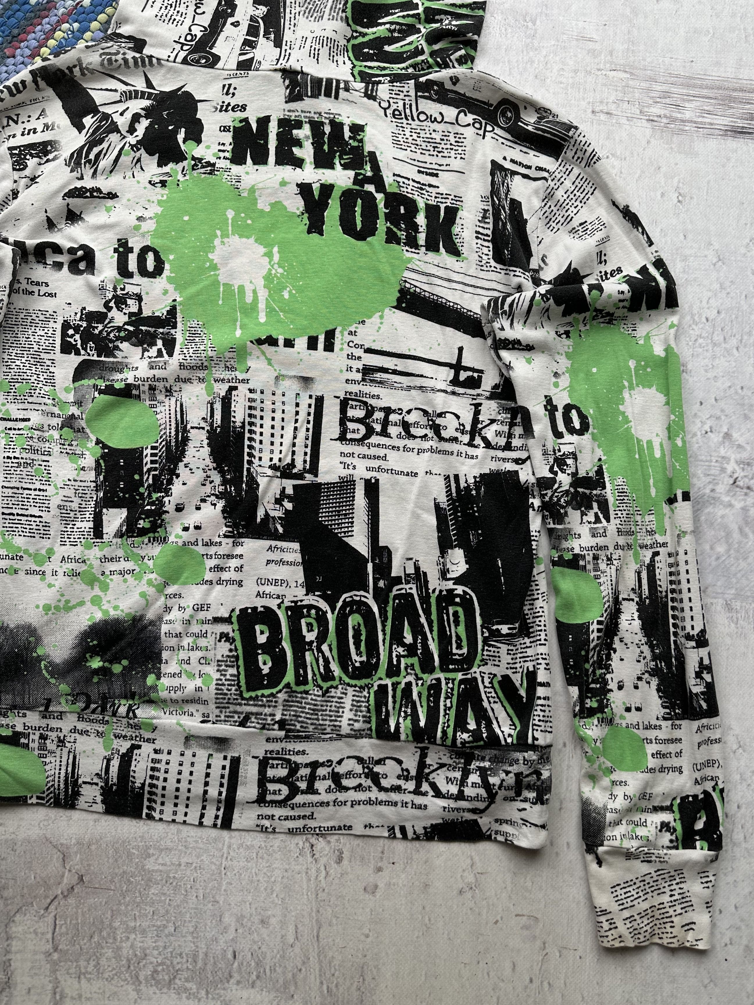 Japanese Brand Vintage Printed Cropped Hoodie A543(613)D15 Size US S / EU 44-46 / 1 - 15 Thumbnail