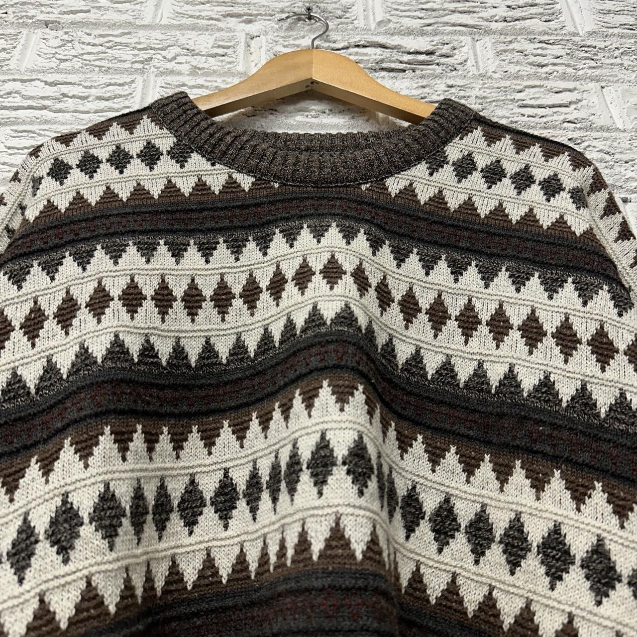 St. Johns Bay Vintage St. John’s Bay Aztec Brown Fall Sweater XL Size US XL / EU 56 / 4 - 2 Thumbnail