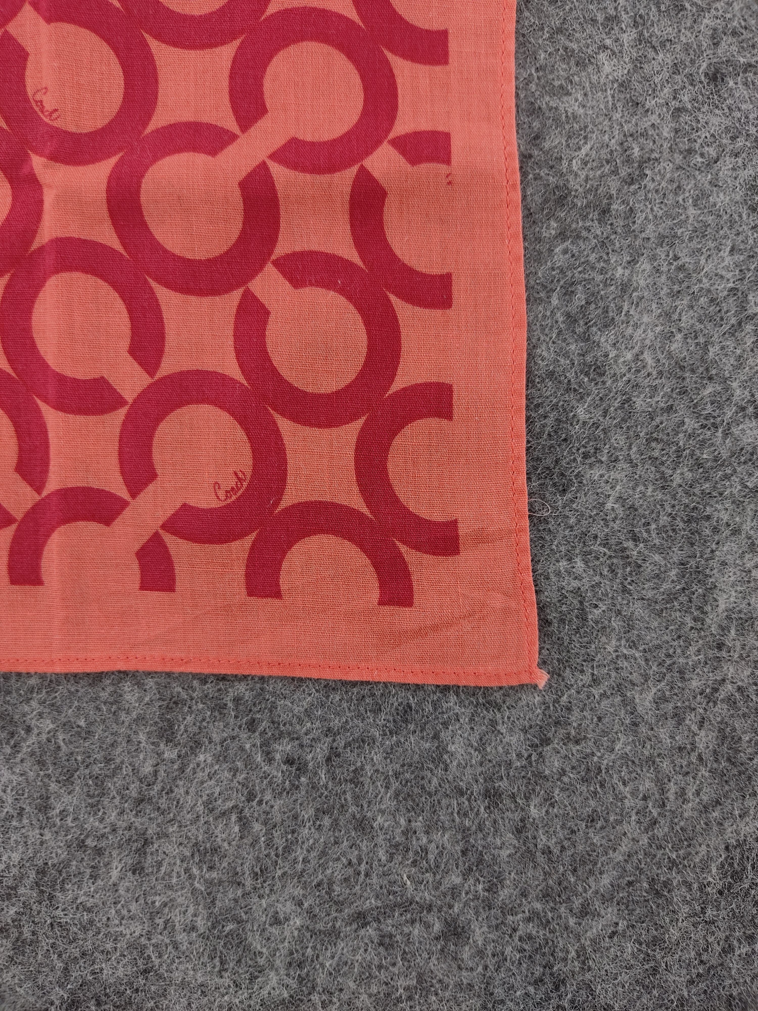 Coach Vintage Coach Handkerchief Neckerchief Bandana H029F Size ONE SIZE - 4 Thumbnail