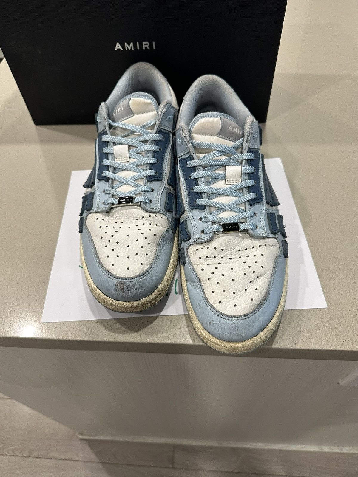 Amiri Amiri Skeleton Low Top Sneaker Size 12 Size US 12 / EU 45 - 6 Thumbnail