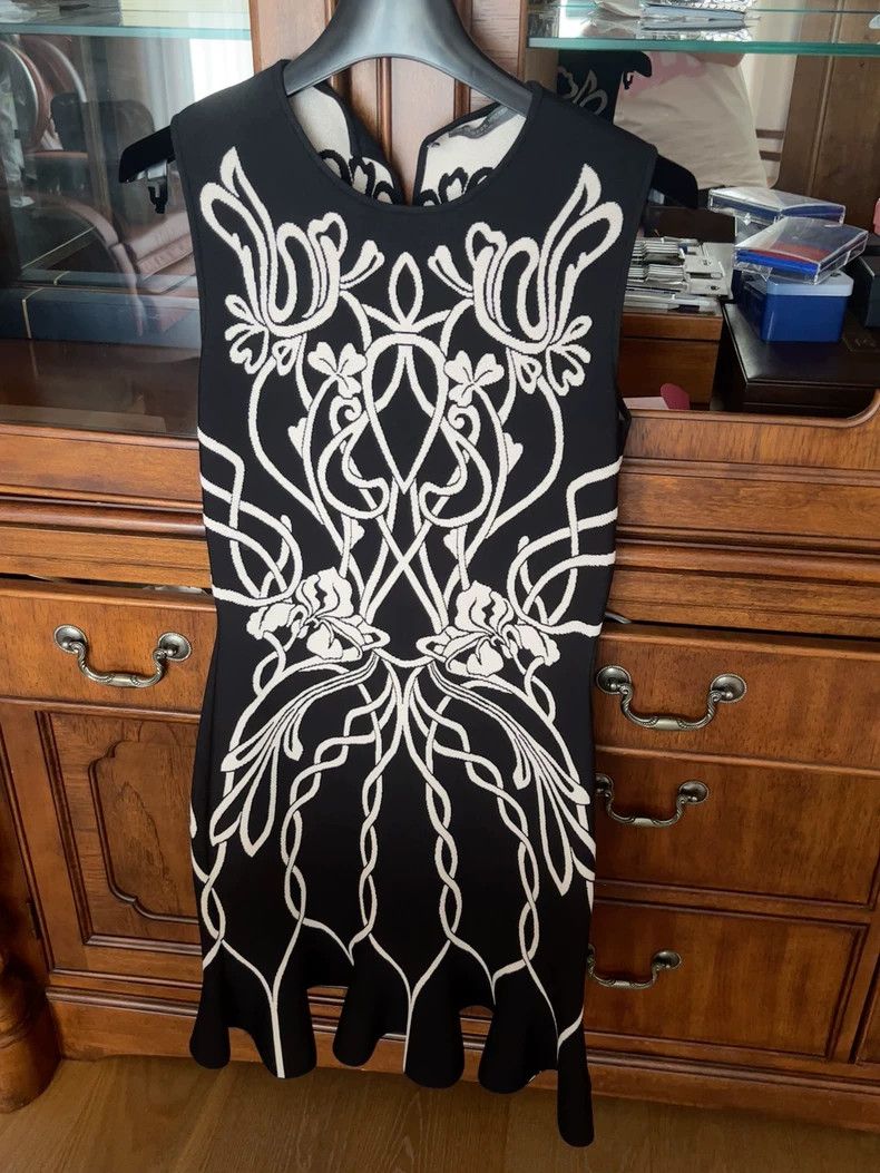 Alexander McQueen Alexander McQueen Dress with Embroidery Design- DMC Size US M / EU 48-50 / 2 - 1 Thumbnail