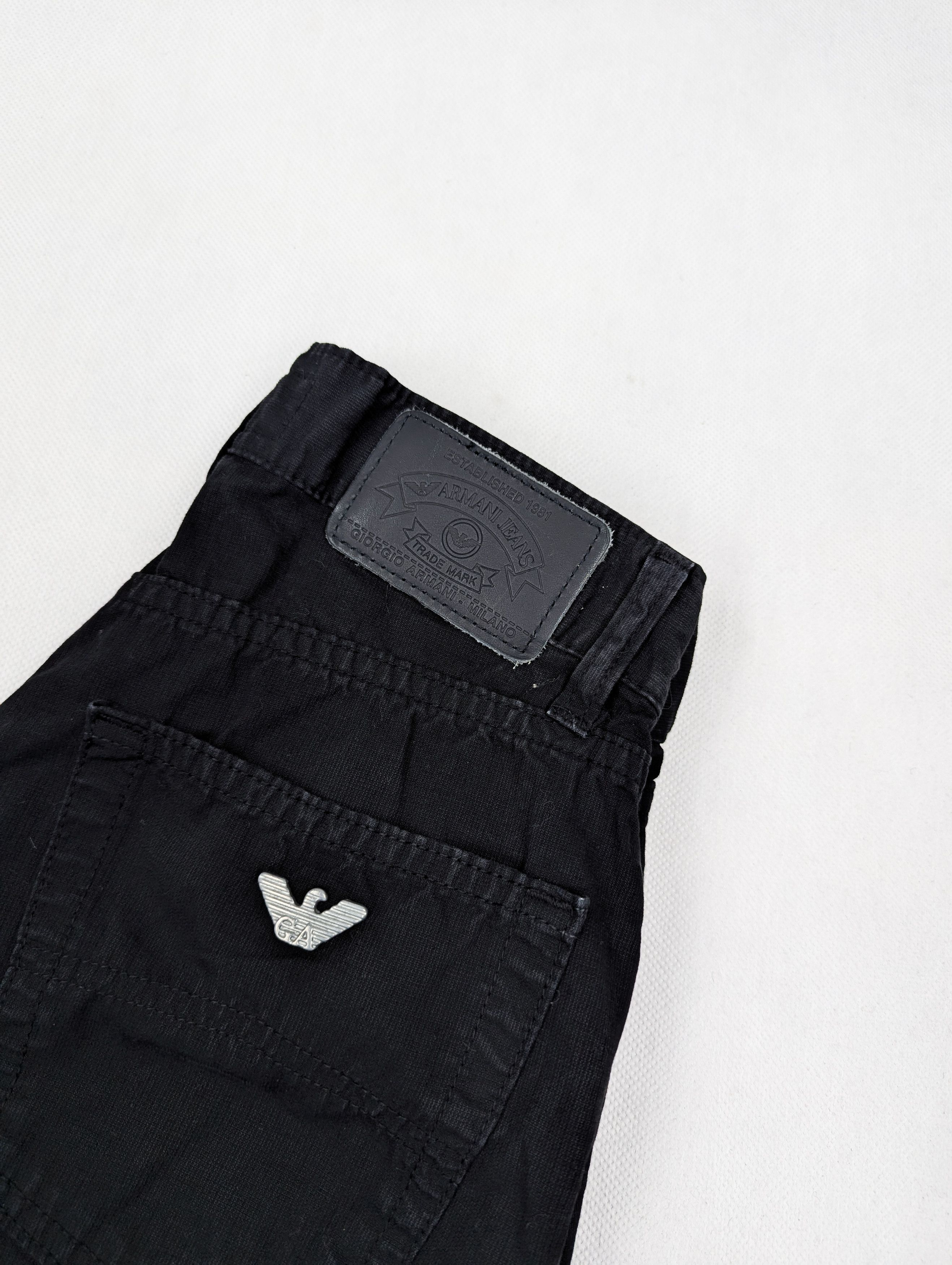 Armani Armani Jeans black pants trousers S Size 28" / US 6 / IT 42 - 2 Thumbnail