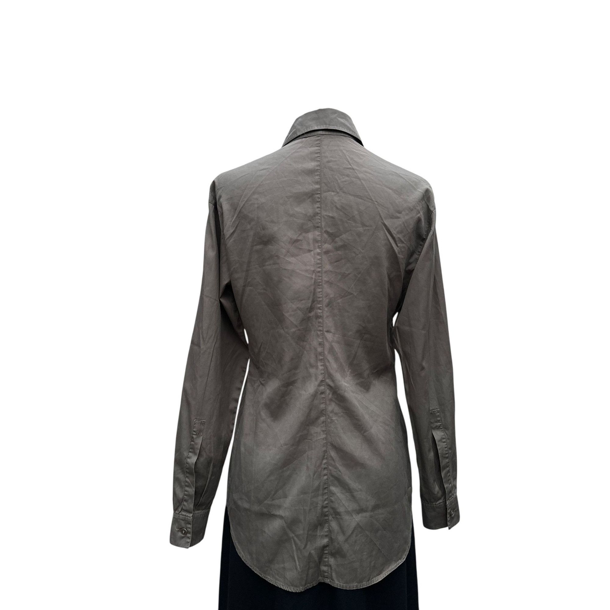 Miu Miu Vintage Khaki Military Shirt Size M / US 6-8 / IT 42-44 - 4 Thumbnail