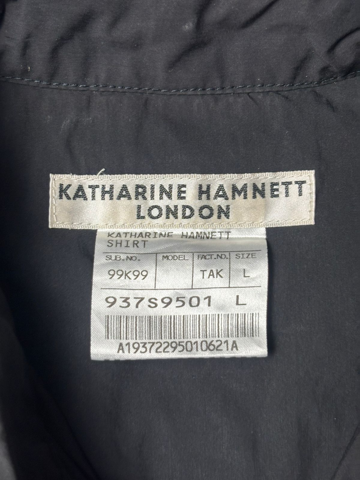 Katharine Hamnett London 1990s Katherine Hamnett London Work Shirt Size US M / EU 48-50 / 2 - 6 Thumbnail