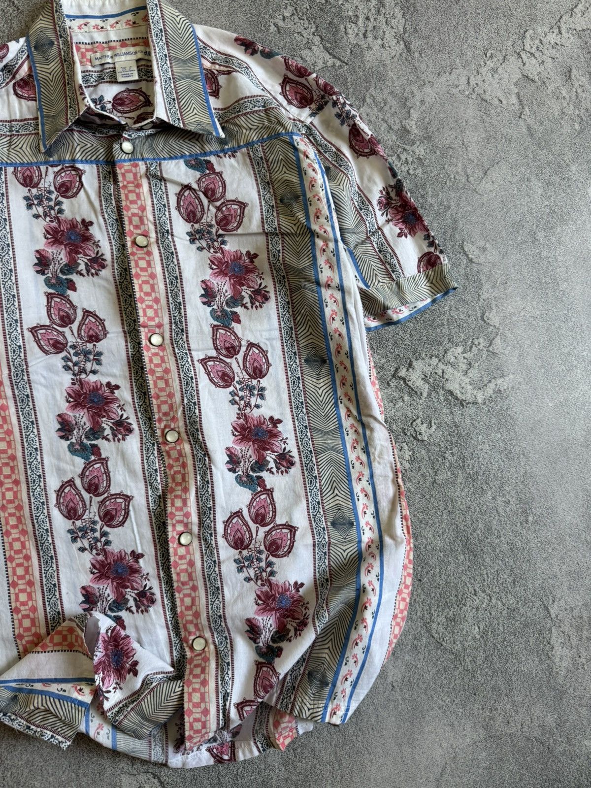 H&M Matthew Williamson for H&M floral shirt button up hawaii Size US S / EU 44-46 / 1 - 3 Thumbnail