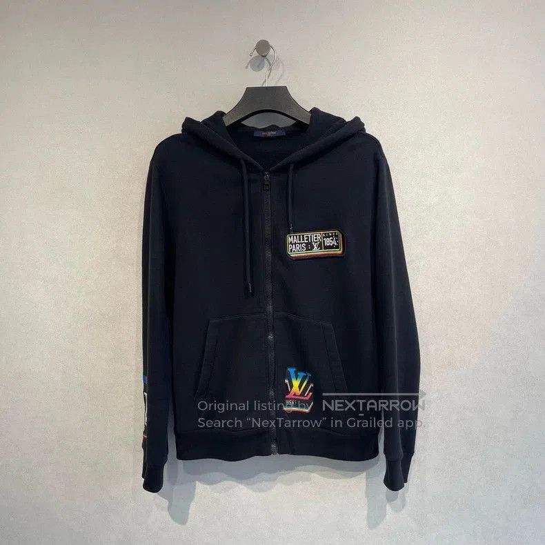 Louis Vuitton Louis Vuitton Rainbow Logo Hooded Jacket. Size US XL / EU 56 / 4 - 1 Thumbnail
