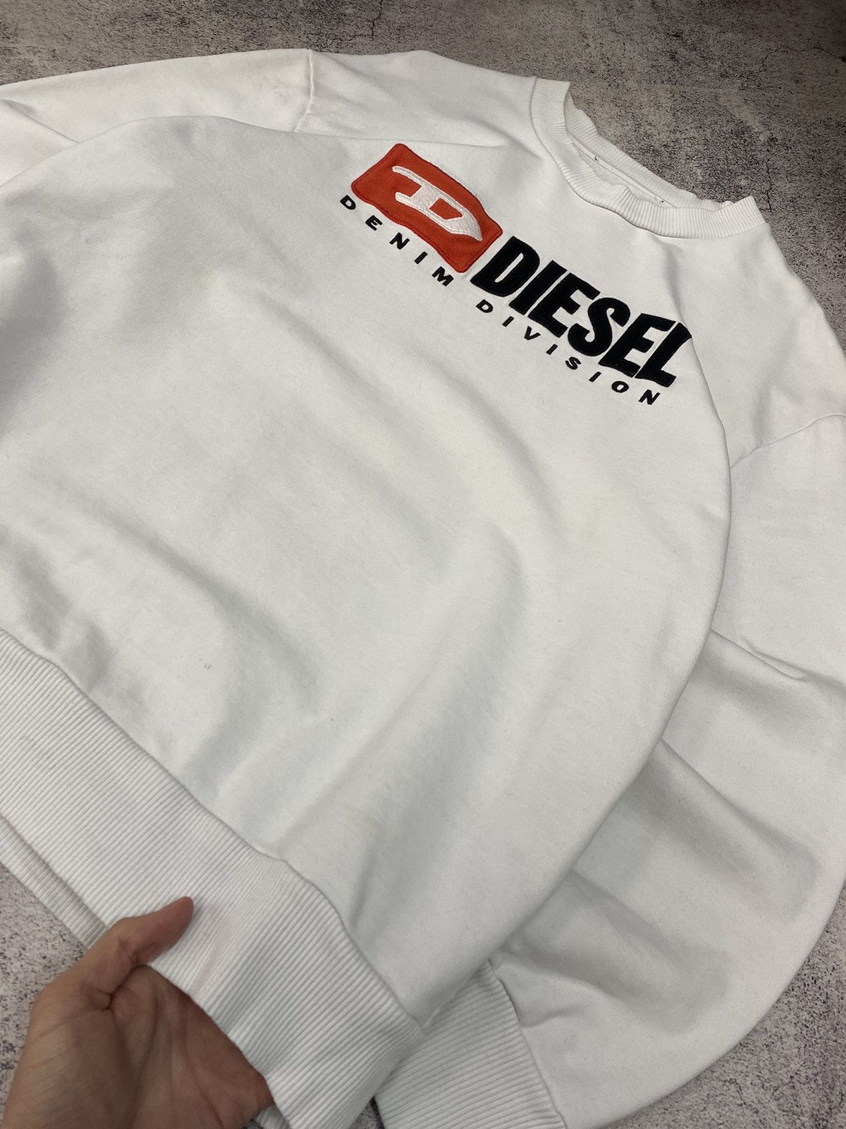Diesel × Japanese Brand × Vintage Diesel vintage sweatshirt big logo y2k Size US L / EU 52-54 / 3 - 5 Thumbnail
