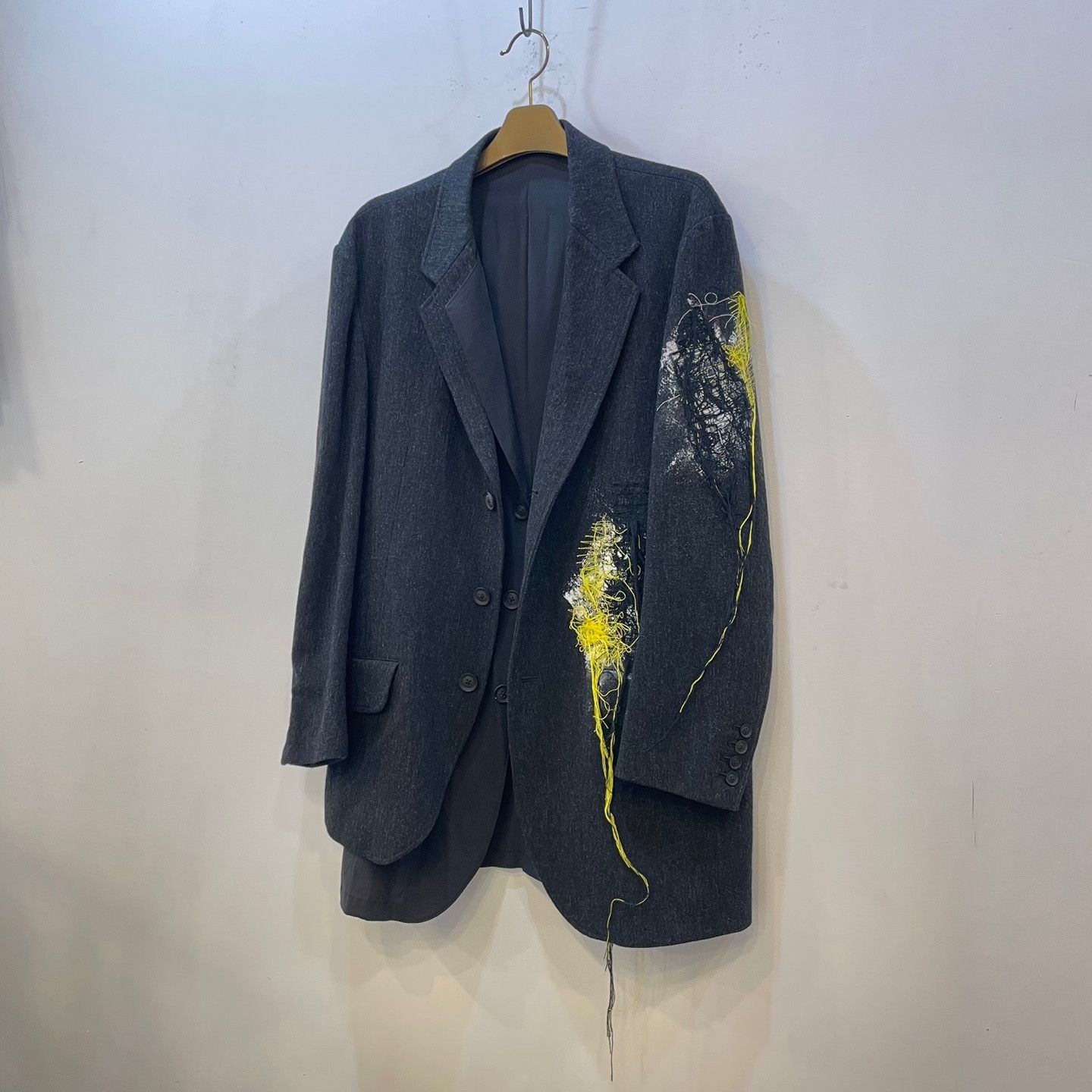 Yohji Yamamoto yohji yamamoto 20fw destroyed jacket Size US XL / EU 56 / 4 - 4 Thumbnail