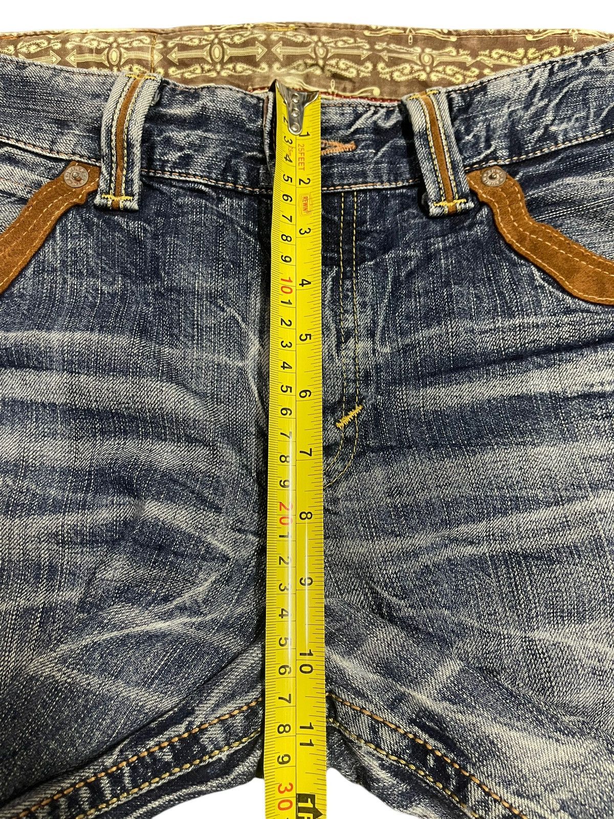 Edwin Edwin XV Exclusive Vintage Blue Bleached Style Loose Jeans Size US 32 / EU 48 - 15 Thumbnail