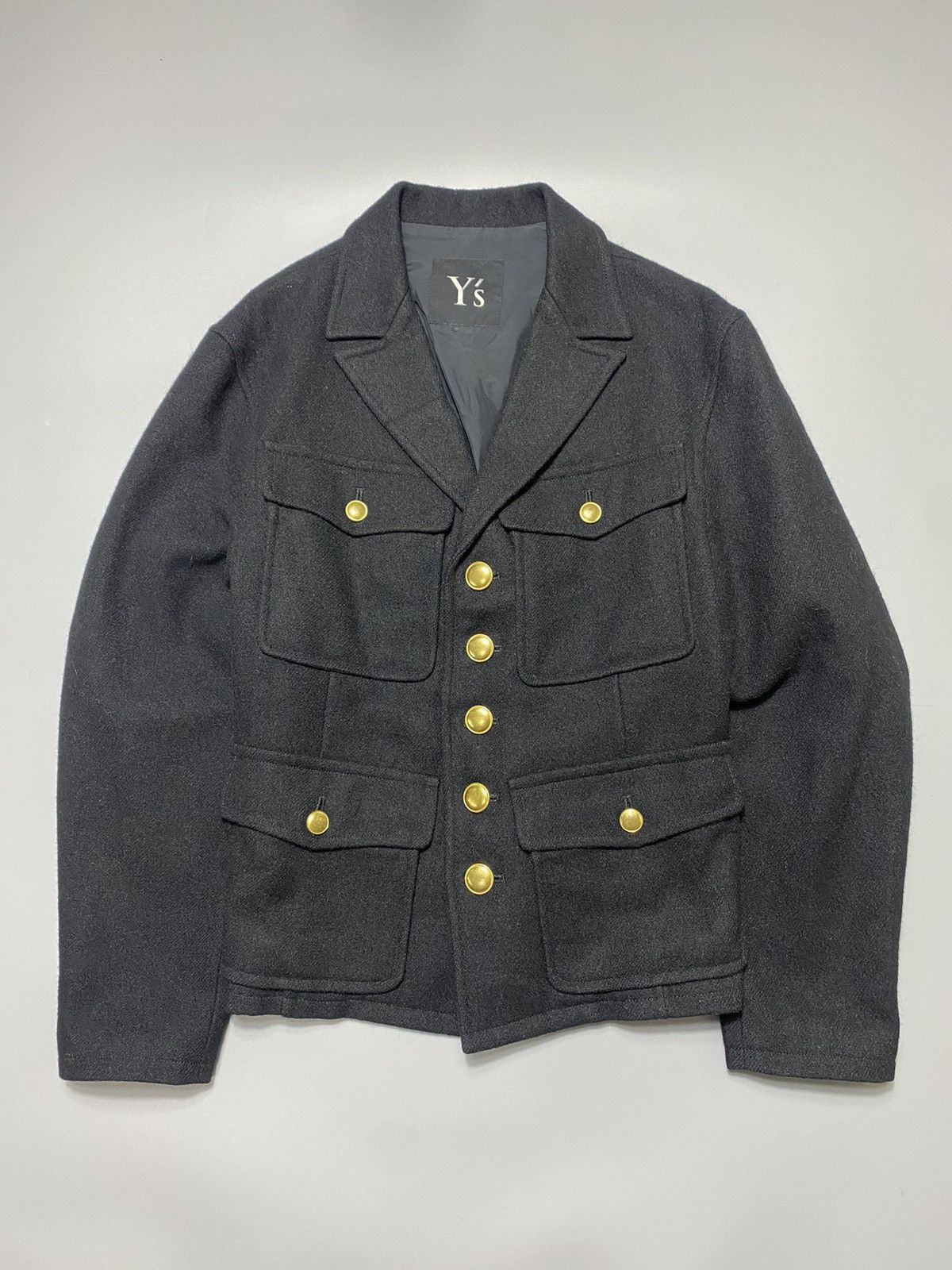 Yohji Yamamoto Wool Cargo Jacket