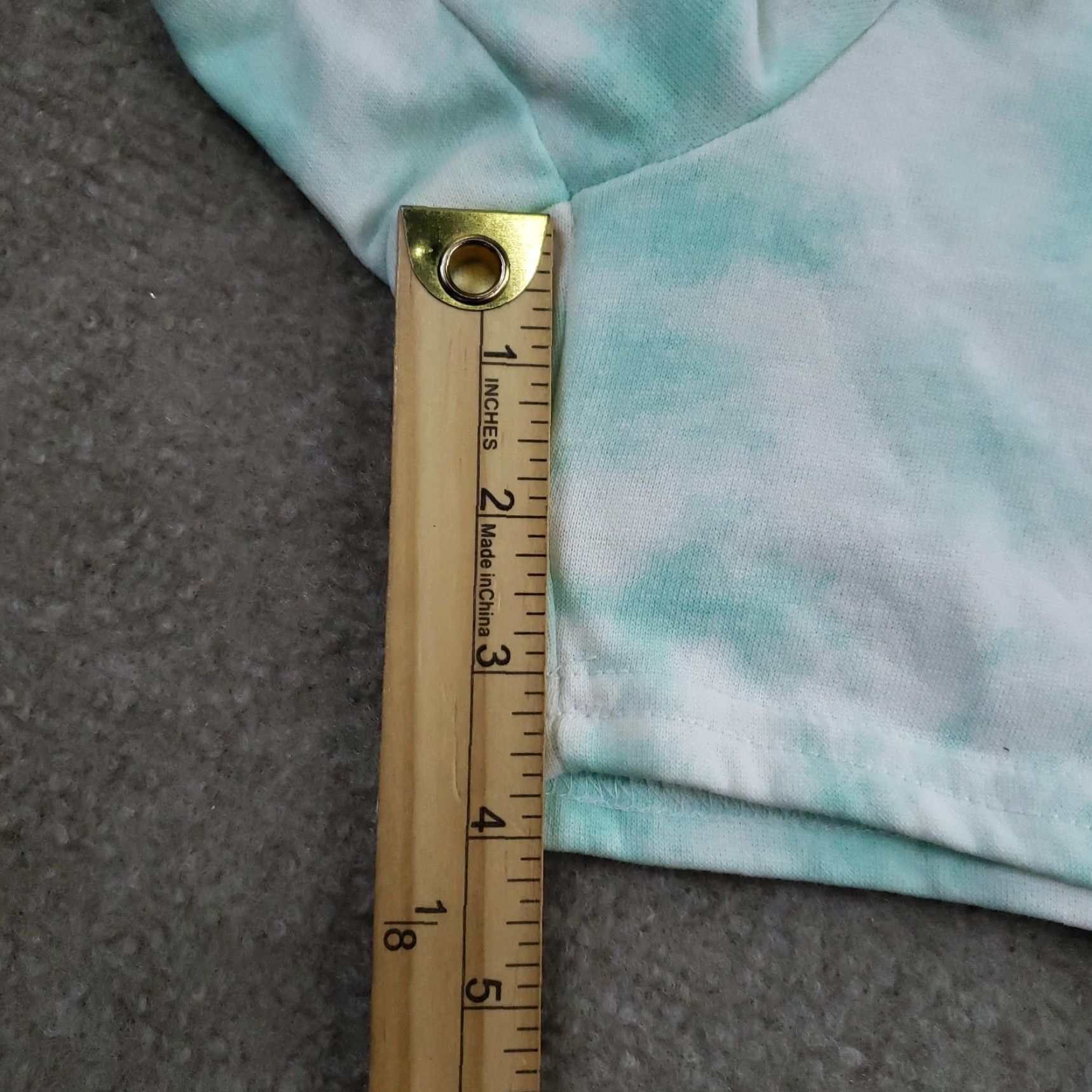 Vintage Care Bears Shorts Womens Large Green Tie Dye French Terry Lounge Rainbow Cartoon Size 36" / US 14 / IT 50 - 2 Thumbnail
