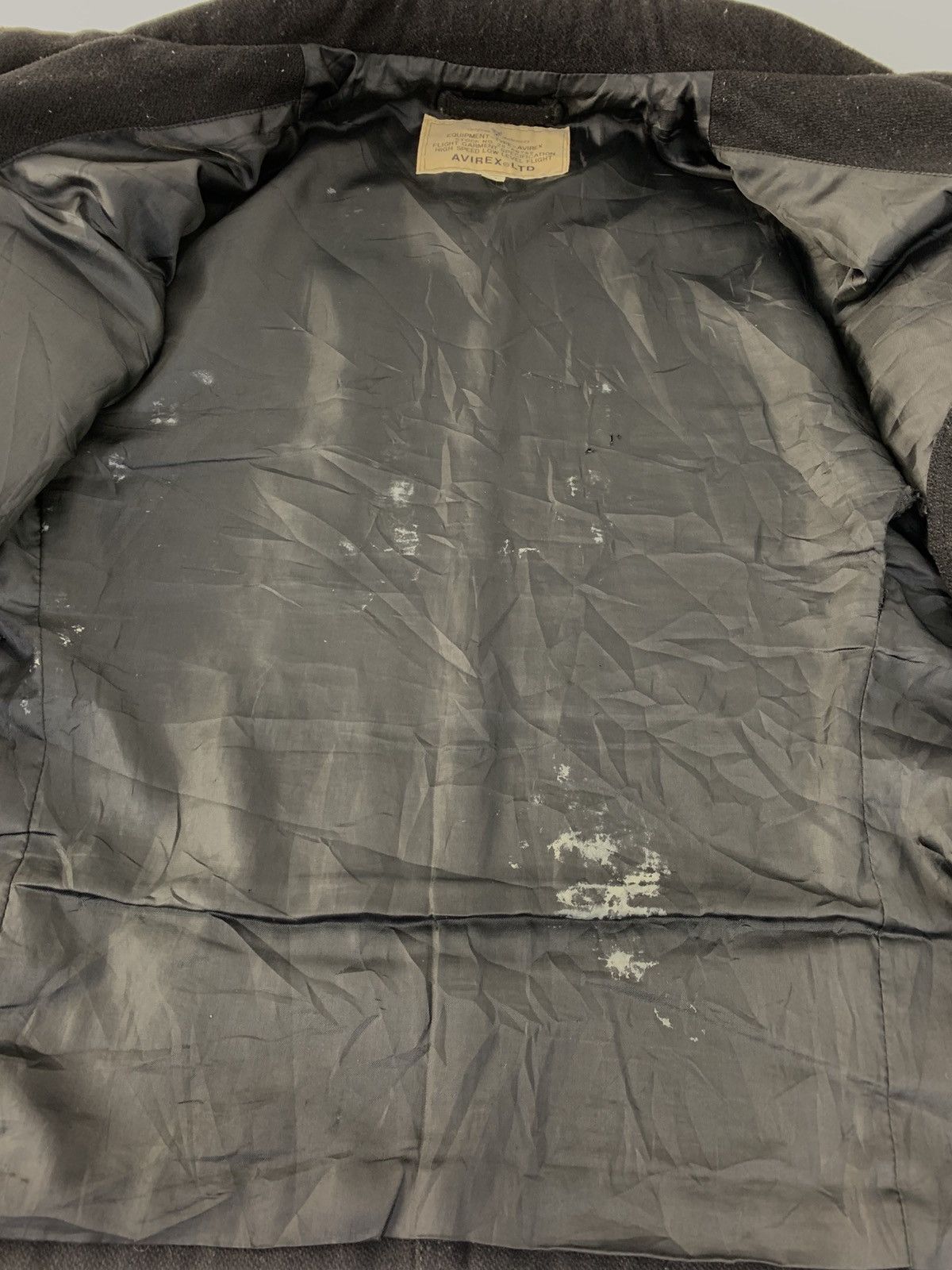 Avirex Vintage Avirex Ltd Military Leather Wool Flight Full Zip Size US S / EU 44-46 / 1 - 5 Thumbnail