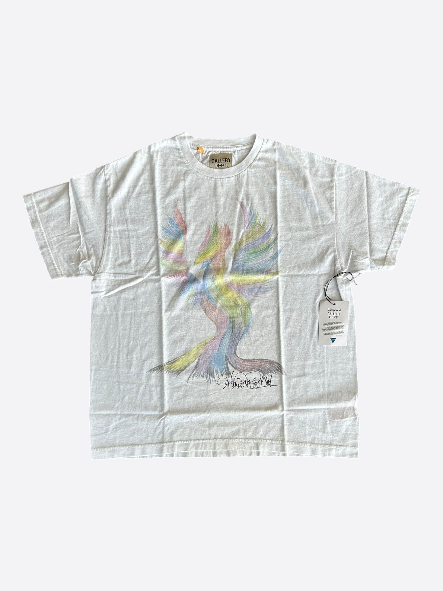 Gallery Dept. Compound Kids White & Multicolor Freedom Graphic T-Shirt Size US L / EU 52-54 / 3 - 1 Thumbnail