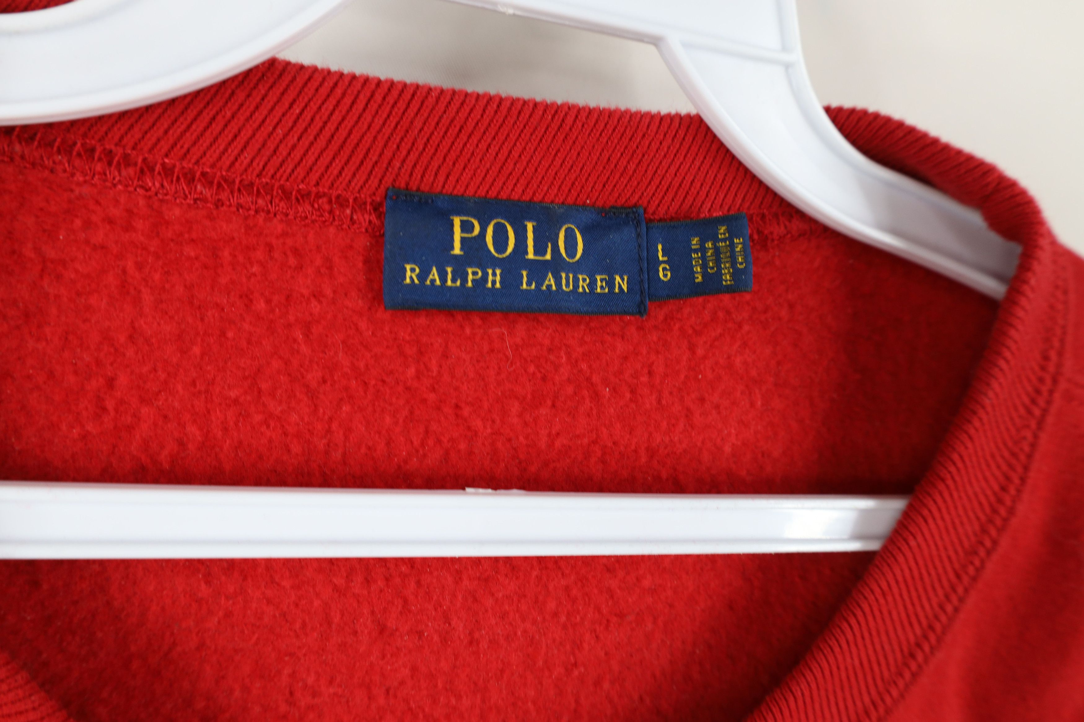 Ralph Lauren × Vintage Vintage Ralph Lauren Big Logo Boxy Oversized Sweatshirt Size L / US 10 / IT 46 - 9 Thumbnail