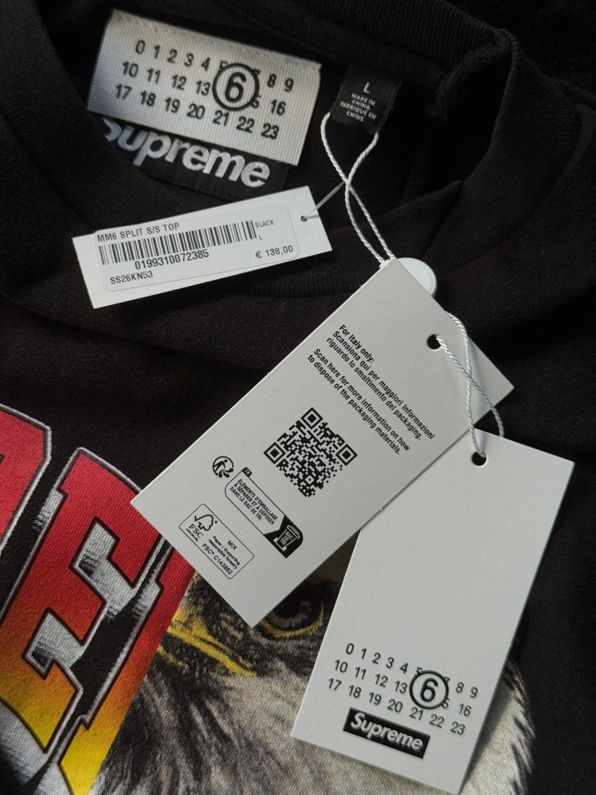 Maison Margiela × Supreme Supreme x Maison Margiela Mm6 Split Top Size US L / EU 52-54 / 3 - 10 Thumbnail