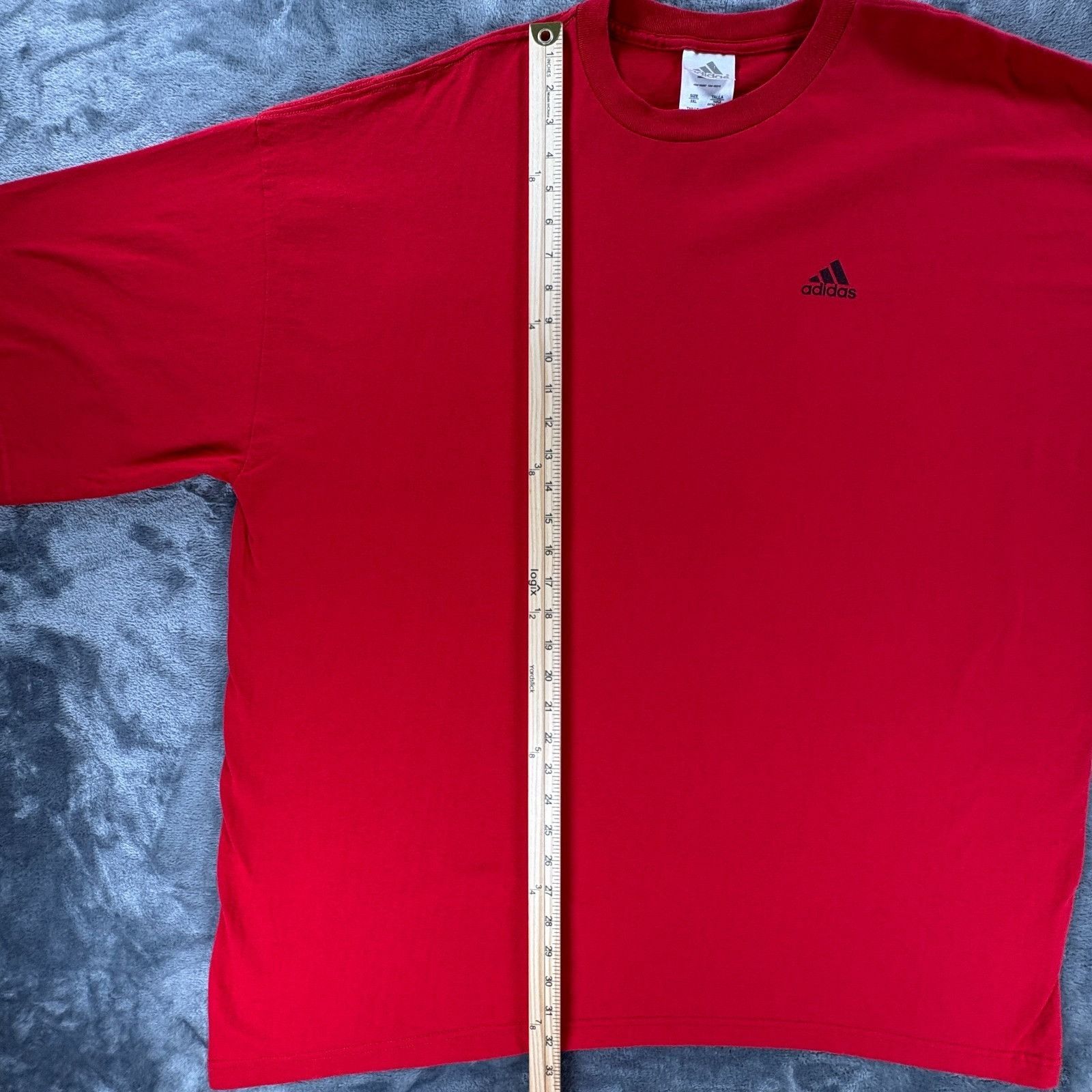 Adidas Vintage Adidas Equipment Red T-Shirt Men 3XL Made In USA Big Size US XXL / EU 58 / 5 - 6 Thumbnail