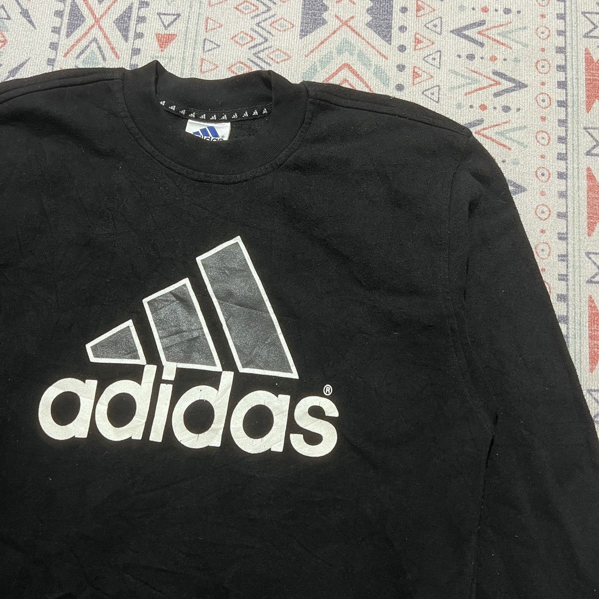 Adidas × Vintage Adidas Big Logo Vintage Sweatshirt Size US L / EU 52-54 / 3 - 6 Thumbnail