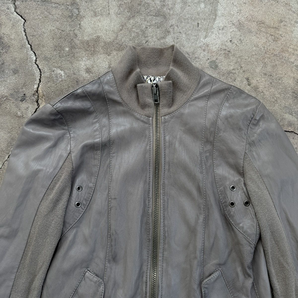 If Six Was Nine S.W.O.R.D 6.6.44 Leather Jacket Size S / US 4 / IT 40 - 3 Thumbnail