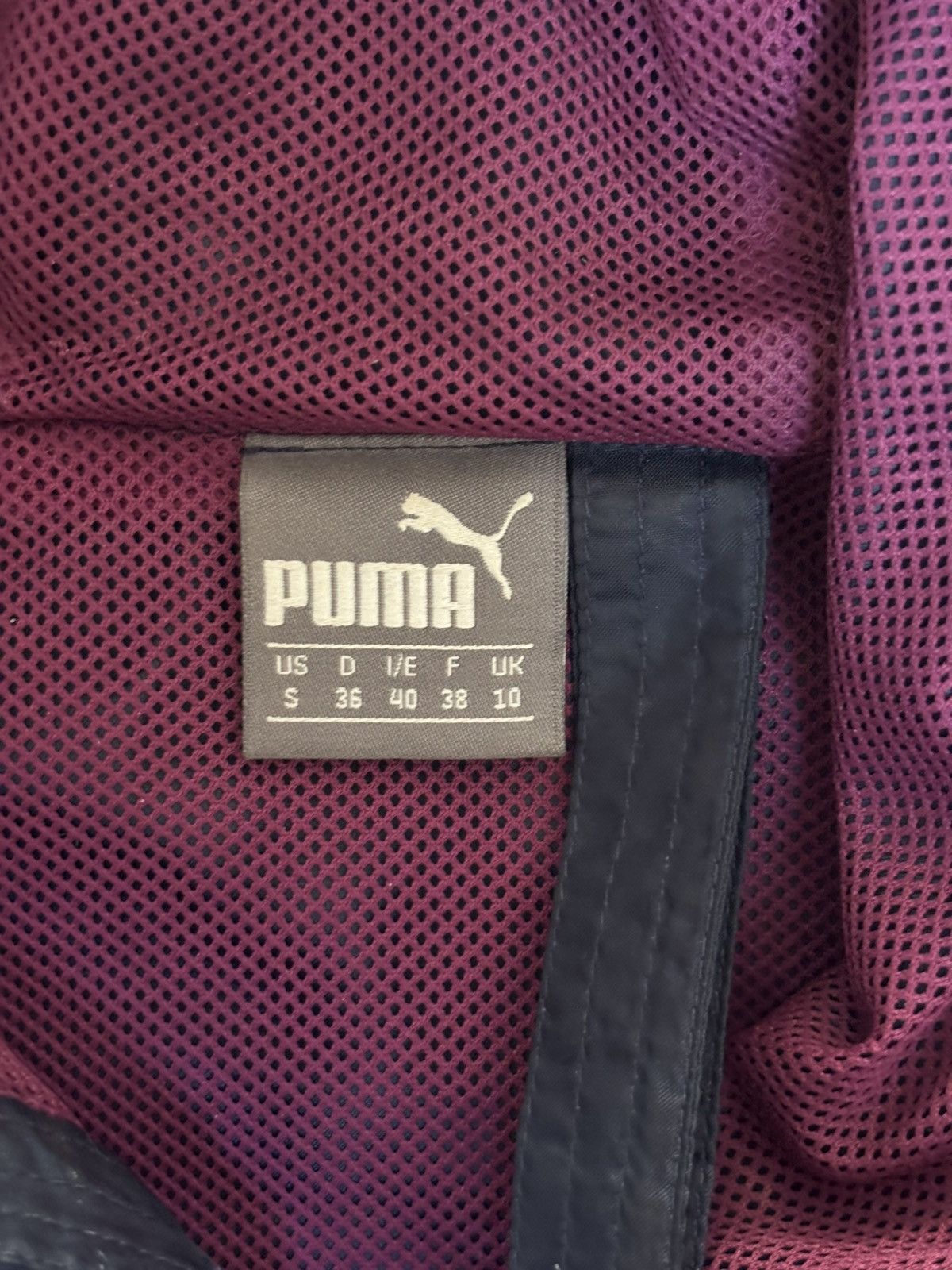 Puma Puma navy and red windbreaker jacket unisex size S Size S / US 4 / IT 40 - 7 Thumbnail