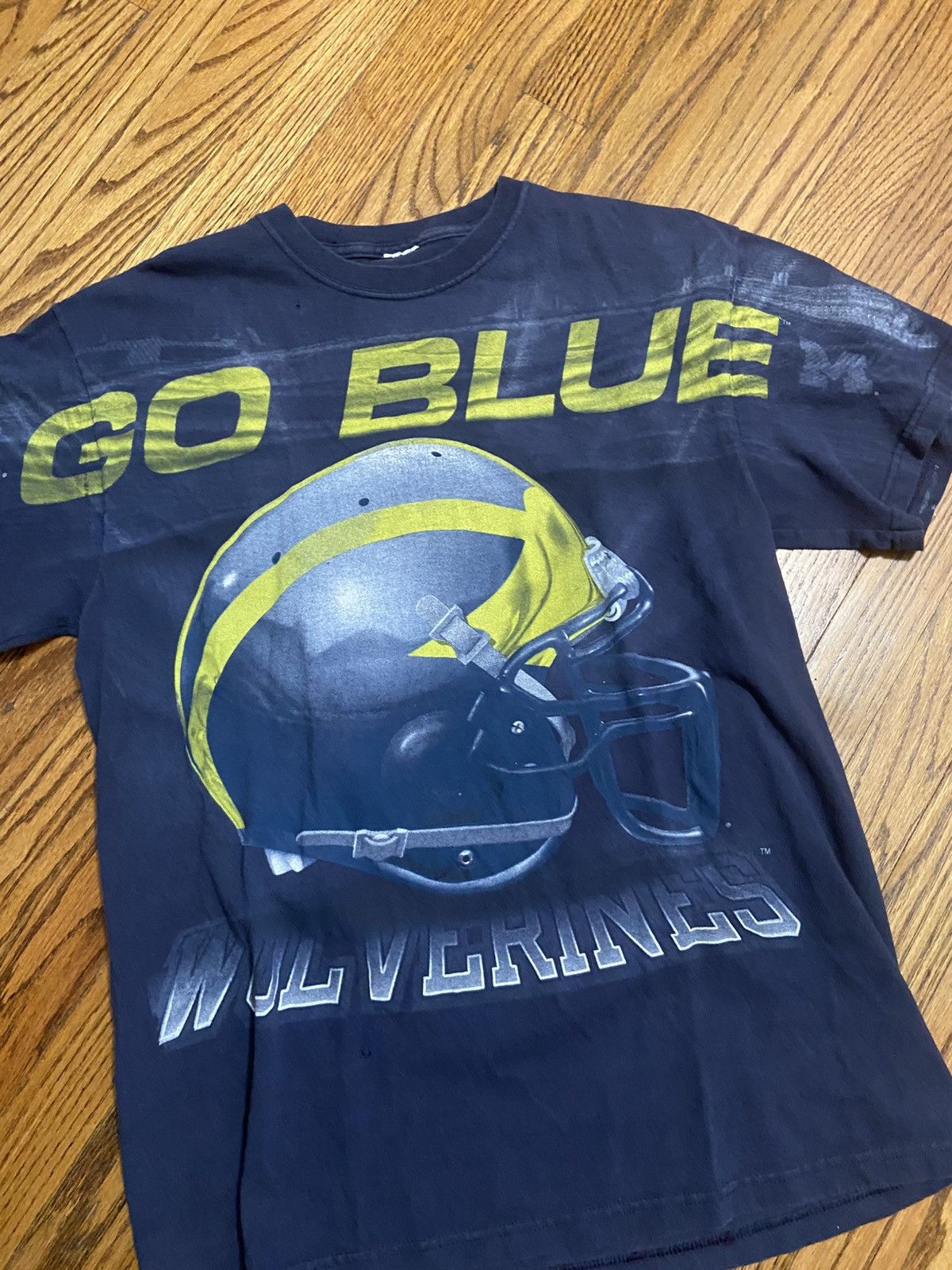 Vintage Vintage university of Michigan t shirt Size US L / EU 52-54 / 3 - 3 Thumbnail