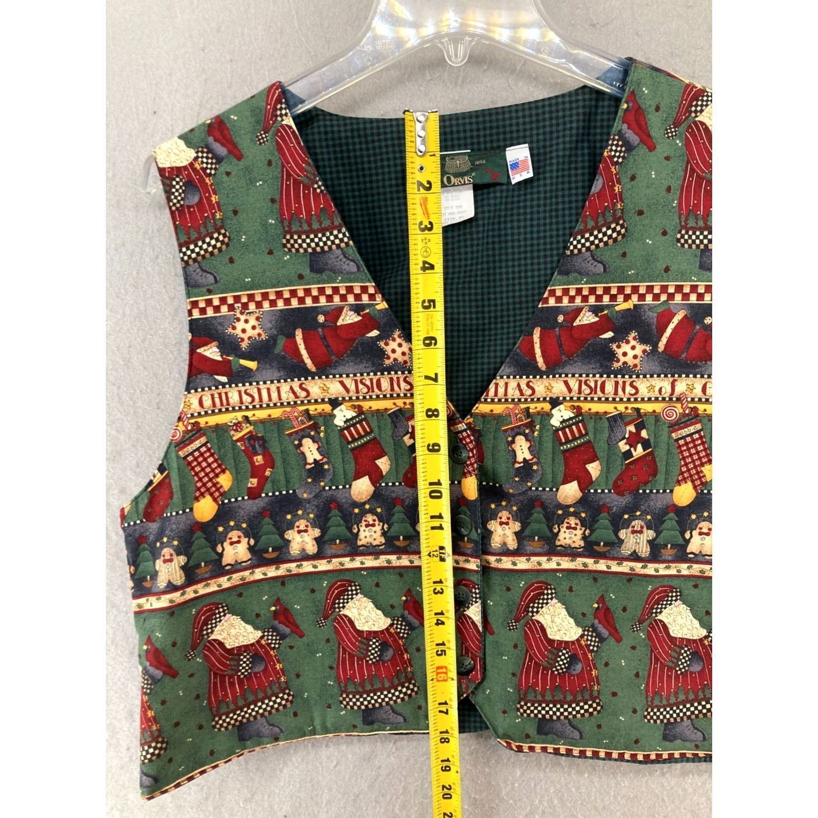 Orvis Orvis Vest Womens XL Vintage Christmas USA MADE Size XL / US 12-14 / IT 48-50 - 3 Thumbnail