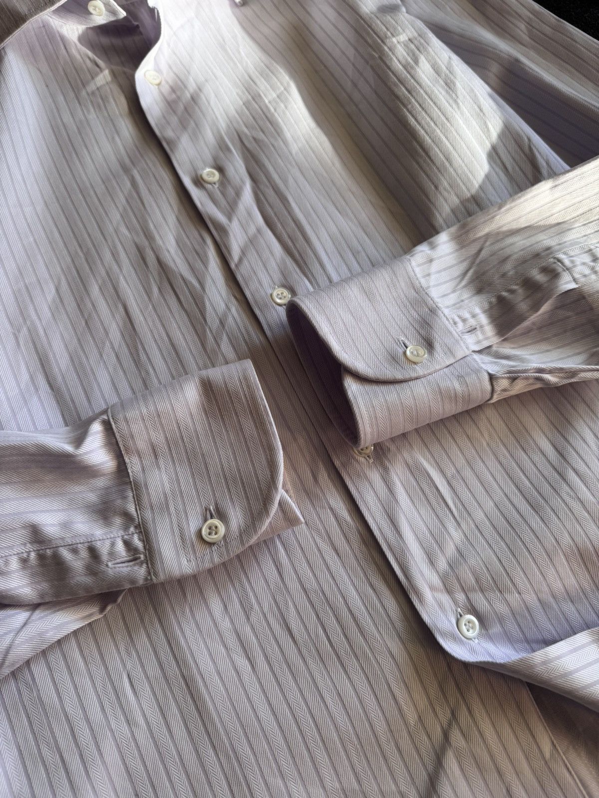 Caruso Caruso luxury cotton men's shirt Size US S / EU 44-46 / 1 - 11 Thumbnail