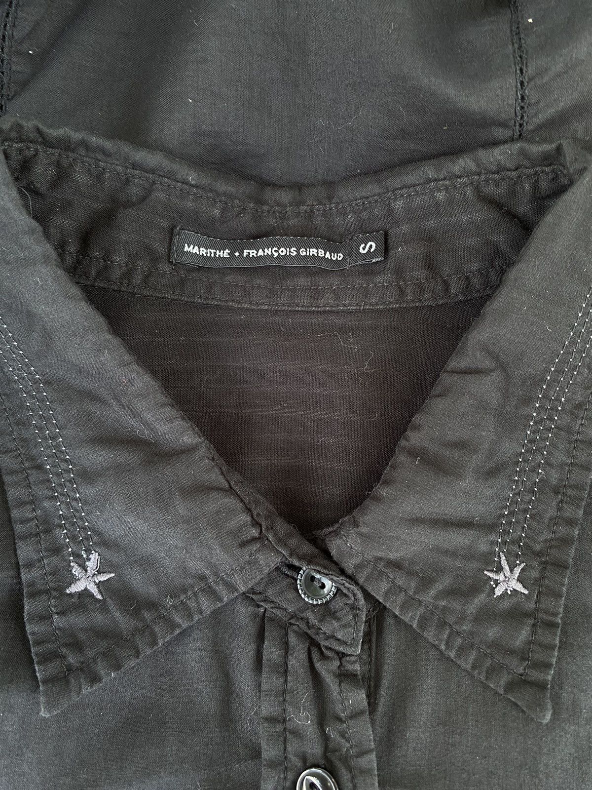 Marithe + Francois Girbaud MARITHE FRANÇOIS GIRBAUD black shirt Size ONE SIZE - 12 Thumbnail