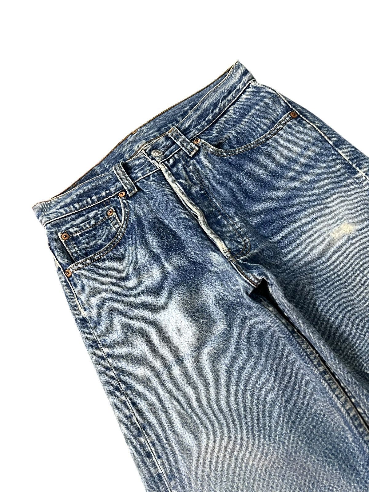 Levi's 80’s Levi’s 501xx Distress Faded Jean Size US 27 - 3 Thumbnail