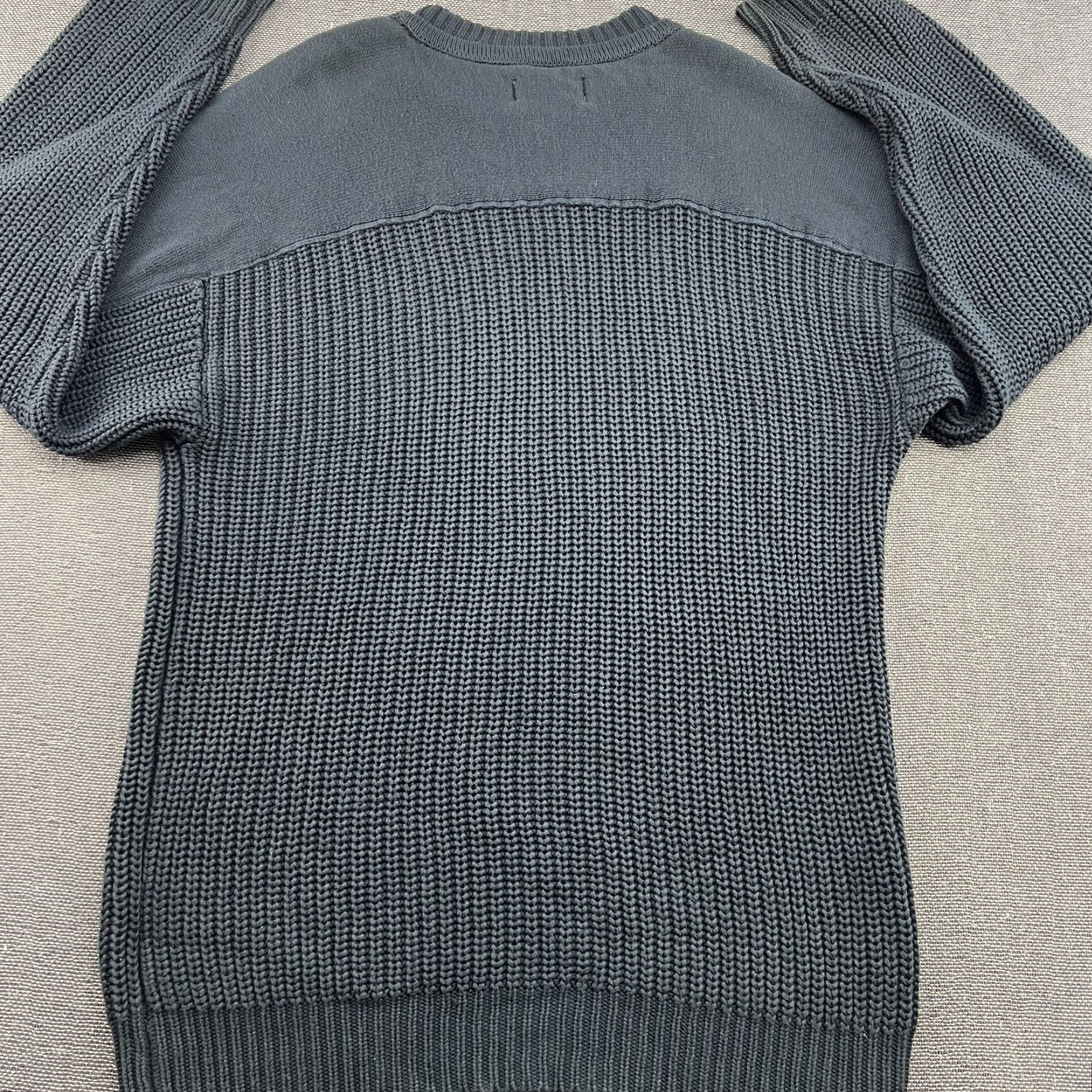 Palace Palace Thick Chunk Knit Sweater Mens Medium Navy Crewneck Knitted Heavy Size US M / EU 48-50 / 2 - 2 Thumbnail