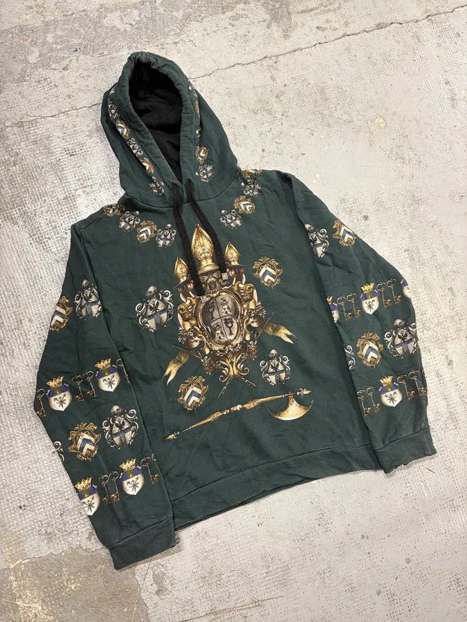 Dolce & Gabbana AW2014 Dolce & Gabbana Heraldic Knight Crest Hoodie Size US S / EU 44-46 / 1 - 4 Thumbnail