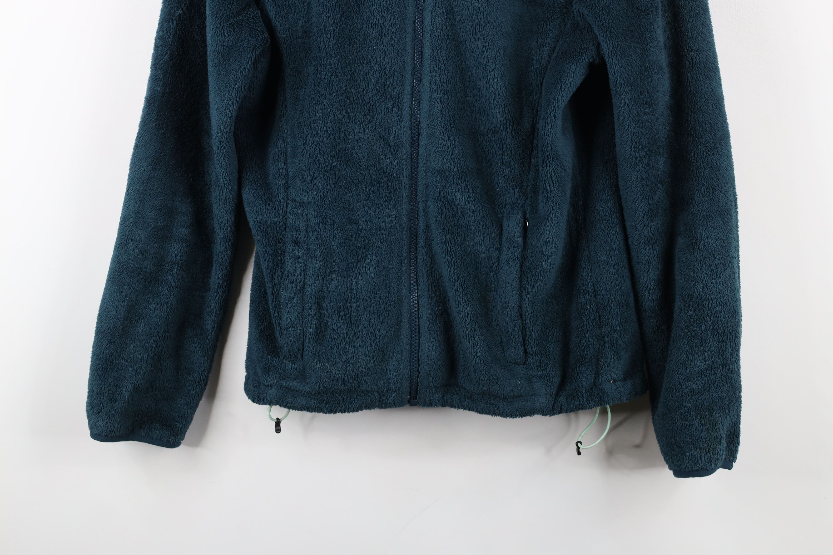 The North Face × Vintage Vintage The North Face Shaggy Monkey Fleece Jacket Teal Size XS / US 0-2 / IT 36-38 - 3 Thumbnail
