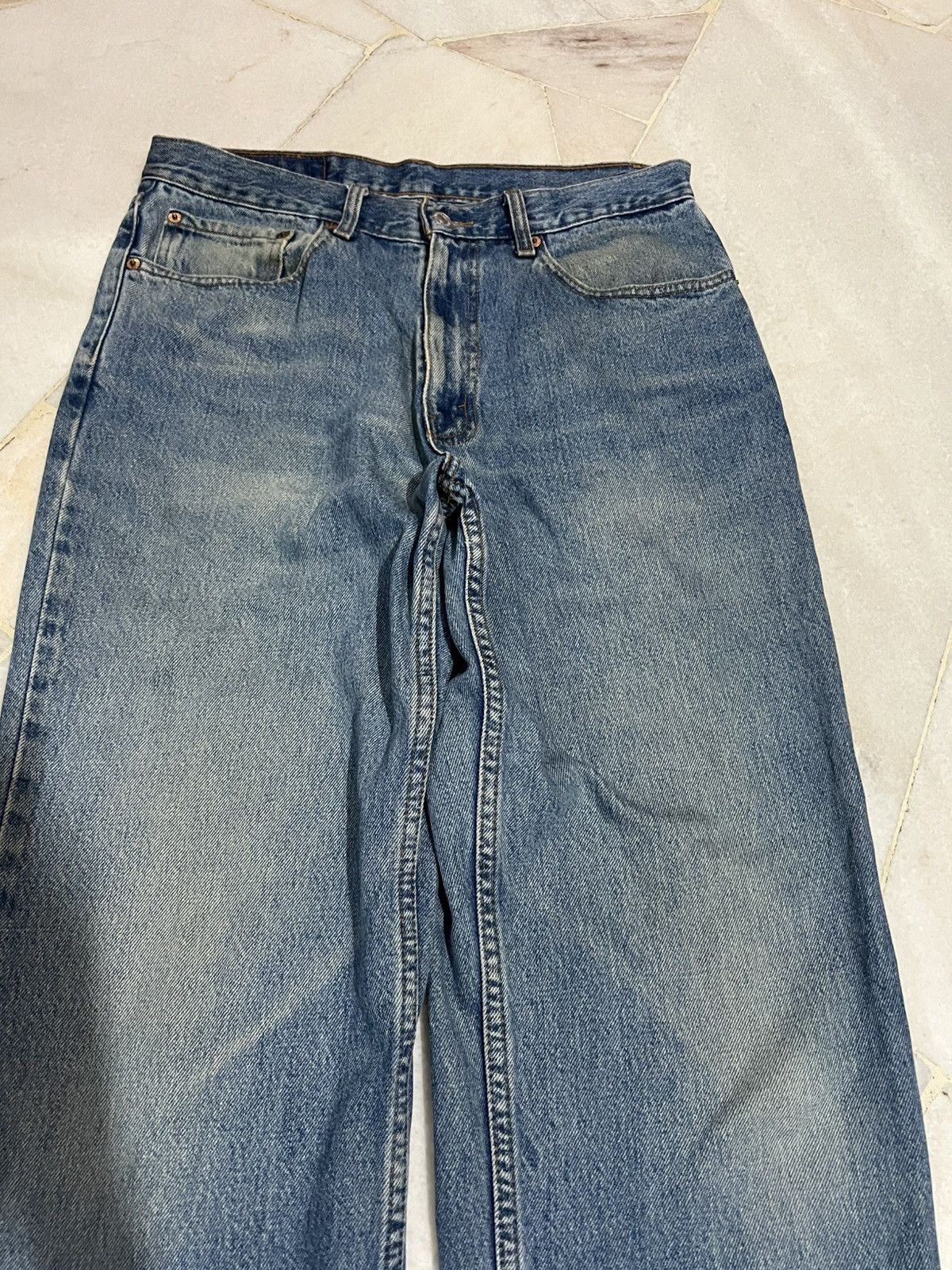 Levi's 90’s Levis 550 Faded Mud Wash Jean Size US 32 / EU 48 - 4 Thumbnail