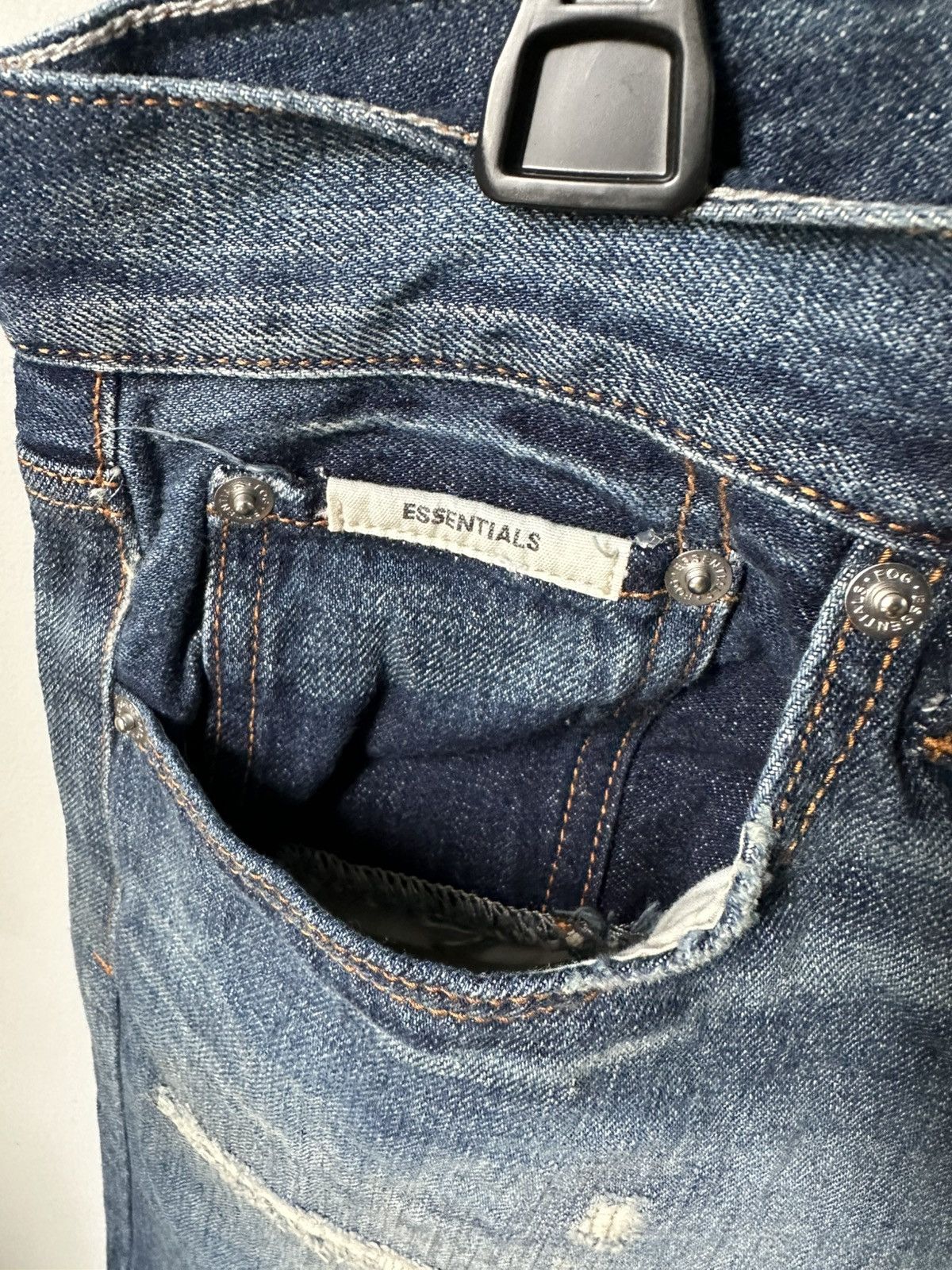 Fear of God FOG x PacSun Essentials Denim Vintage Indigo jeans size 36 Size US 36 / EU 52 - 4 Thumbnail