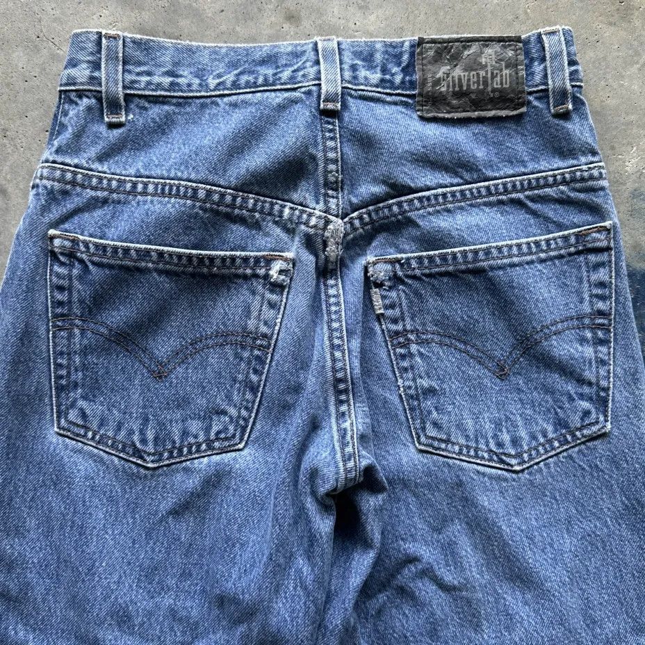 Levi's Vintage Levi's Silver Tab Wide Leg Denim Jeans Size 26" / US 2 / IT 38 - 2 Thumbnail
