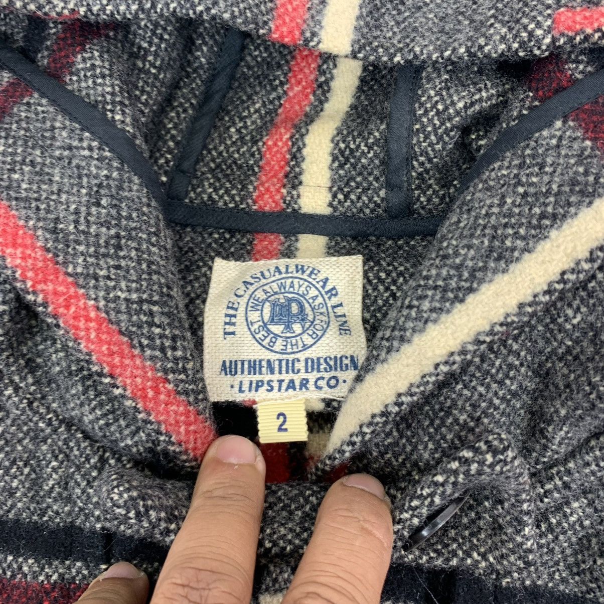 Japanese Brand × Vintage VINTAGE AUTHENTIC DESIGN LIPSTAR CO DUFFLE COAT Size US M / EU 48-50 / 2 - 6 Thumbnail