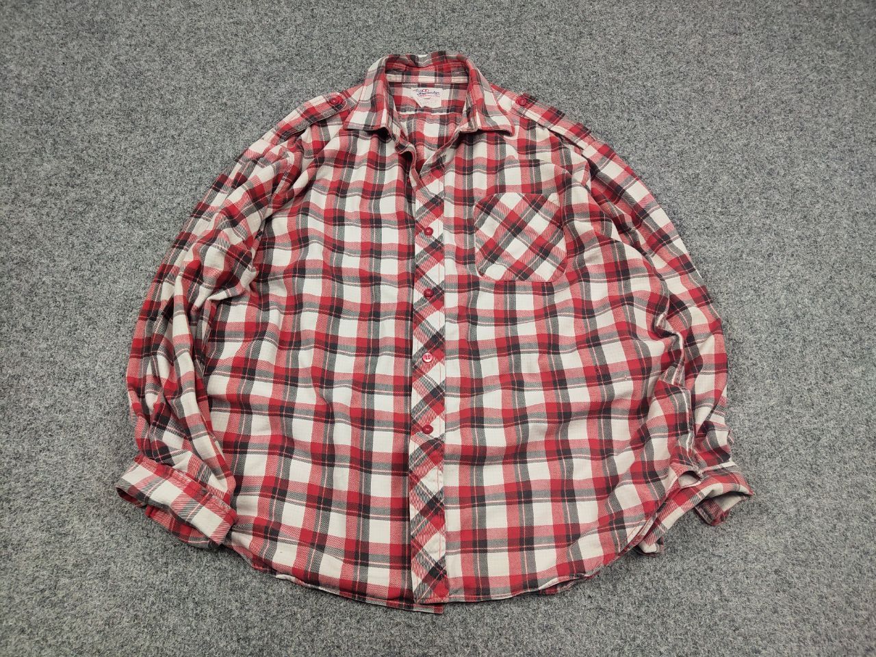 Japanese Brand Vintage 90's Friendship Japan Design Flannel Check Shirt Size US M / EU 48-50 / 2 - 3 Thumbnail