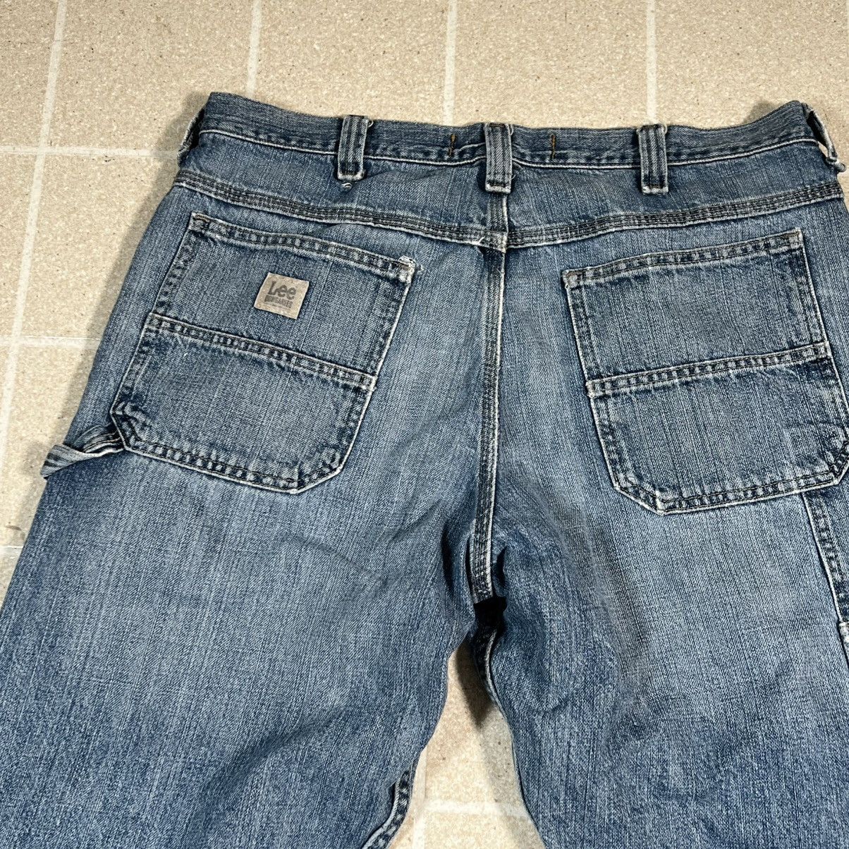 Lee Lee Jeans Loose Fit Carpenter Workwear Distress Pants Baggy Size US 36 / EU 52 - 3 Thumbnail