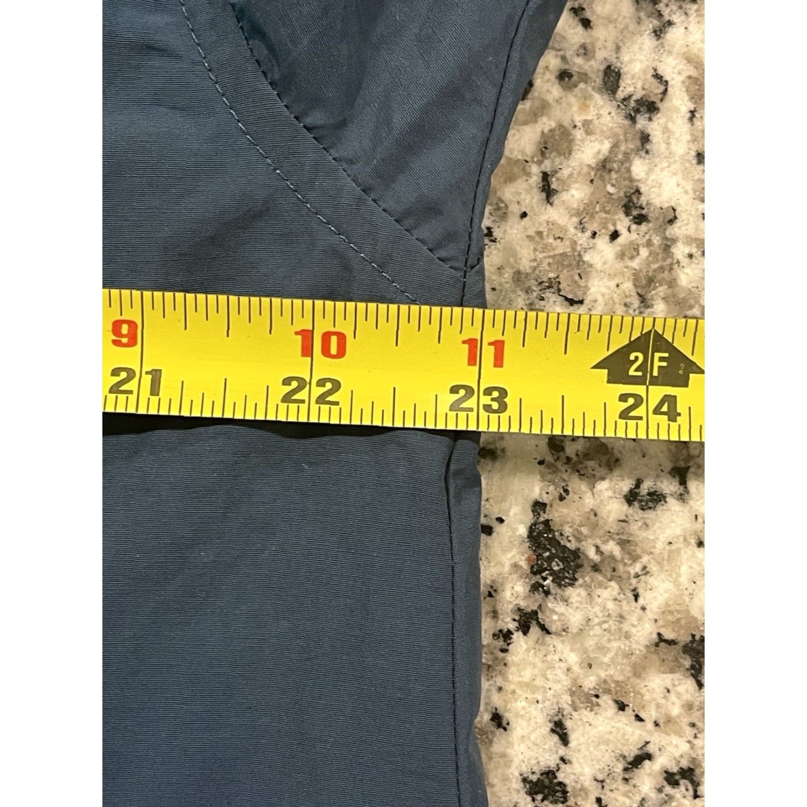 Eileen Fisher VINTAGE Eileen Fisher Women's Jacket High Collar Organic Cotton Size Large Blue Spruce Eco-Friendly Size L / US 10 / IT 46 - 5 Thumbnail