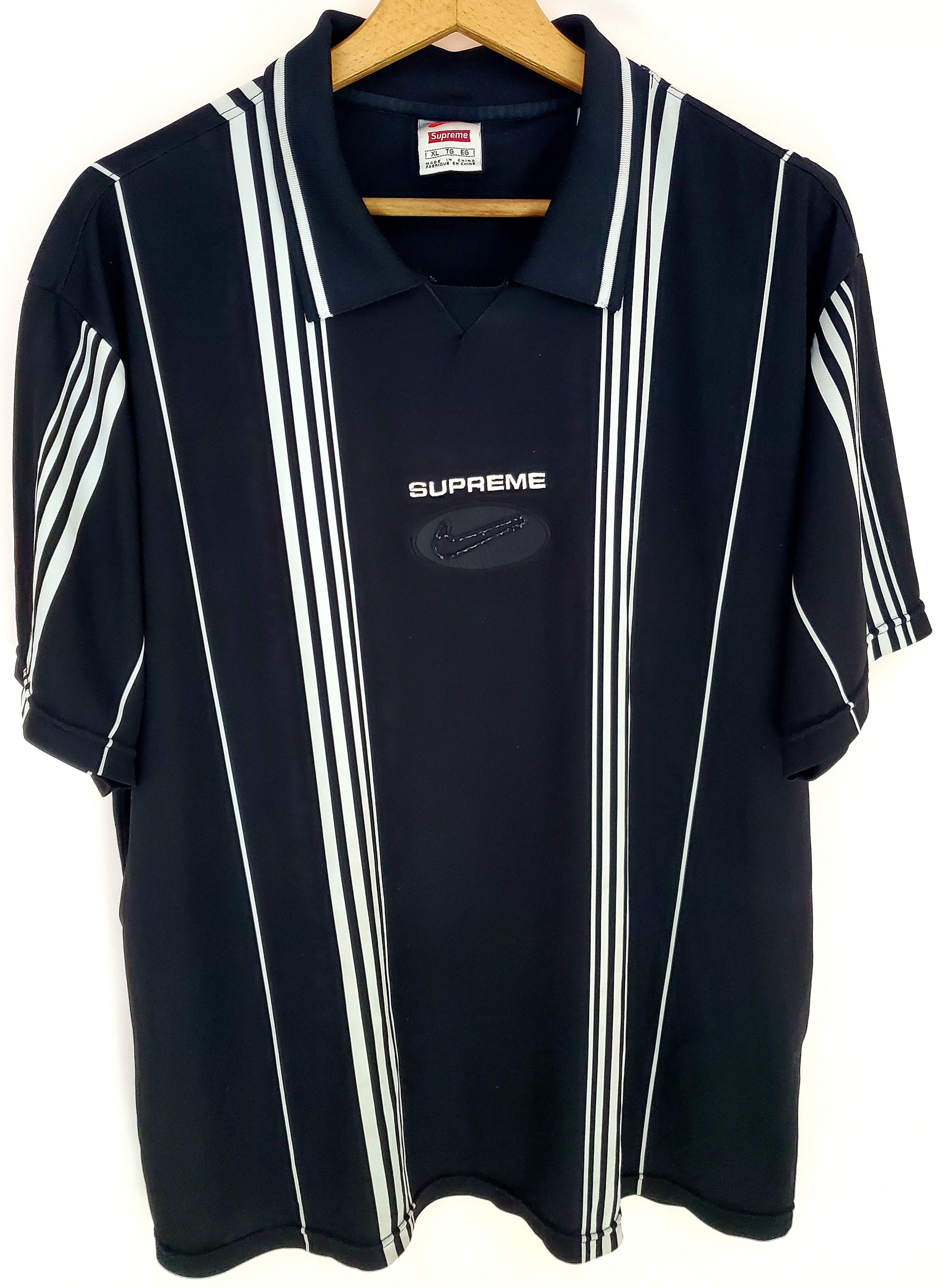 Supreme Nike Jewel Stripe Soccer Jersey size Xl