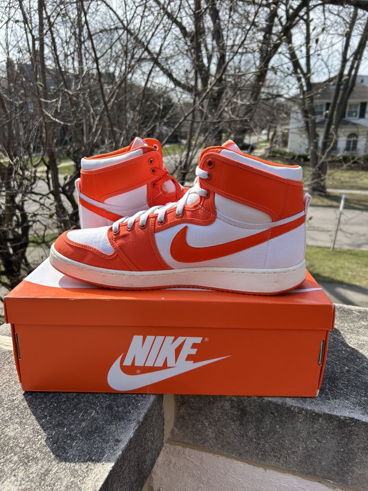 Jordan Brand Air Jordan 1 KO High Syracuse Size US 13 / EU 46 - 4 Thumbnail