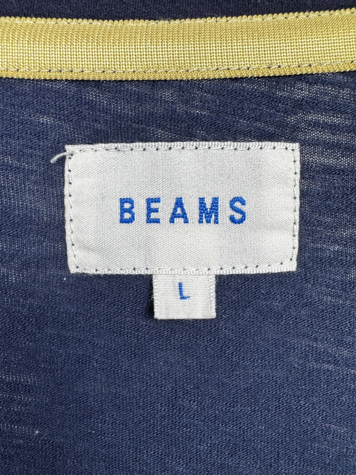 Beams Japan Beams Japan classic knitted cotton v-neck cardigan Size US L / EU 52-54 / 3 - 8 Thumbnail
