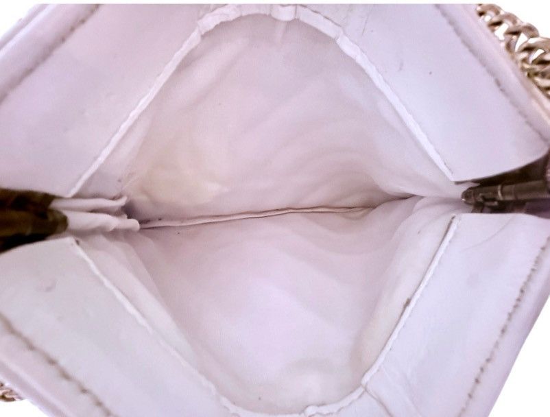 Other VTG Andé Quilted White Leather Shoulder Bag Gold Chain Strap Size ONE SIZE - 7 Thumbnail
