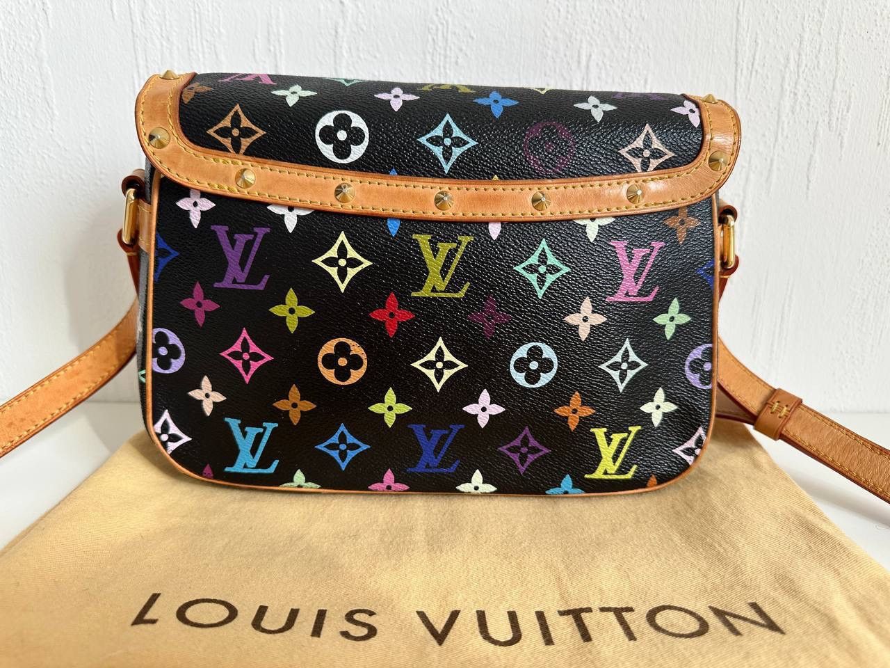 Louis Vuitton Louis Vuitton Sologne Bag Crossbody Monogram Gold Auth! Size ONE SIZE - 10 Thumbnail