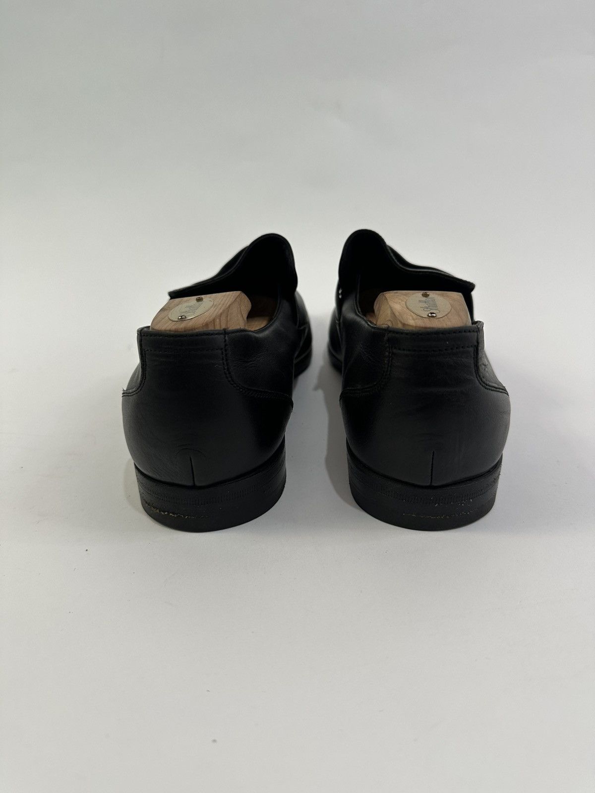Gucci Gucci Black Leather Slip On Loafers Size 42.5 EU Size US 9.5 / EU 42-43 - 4 Thumbnail