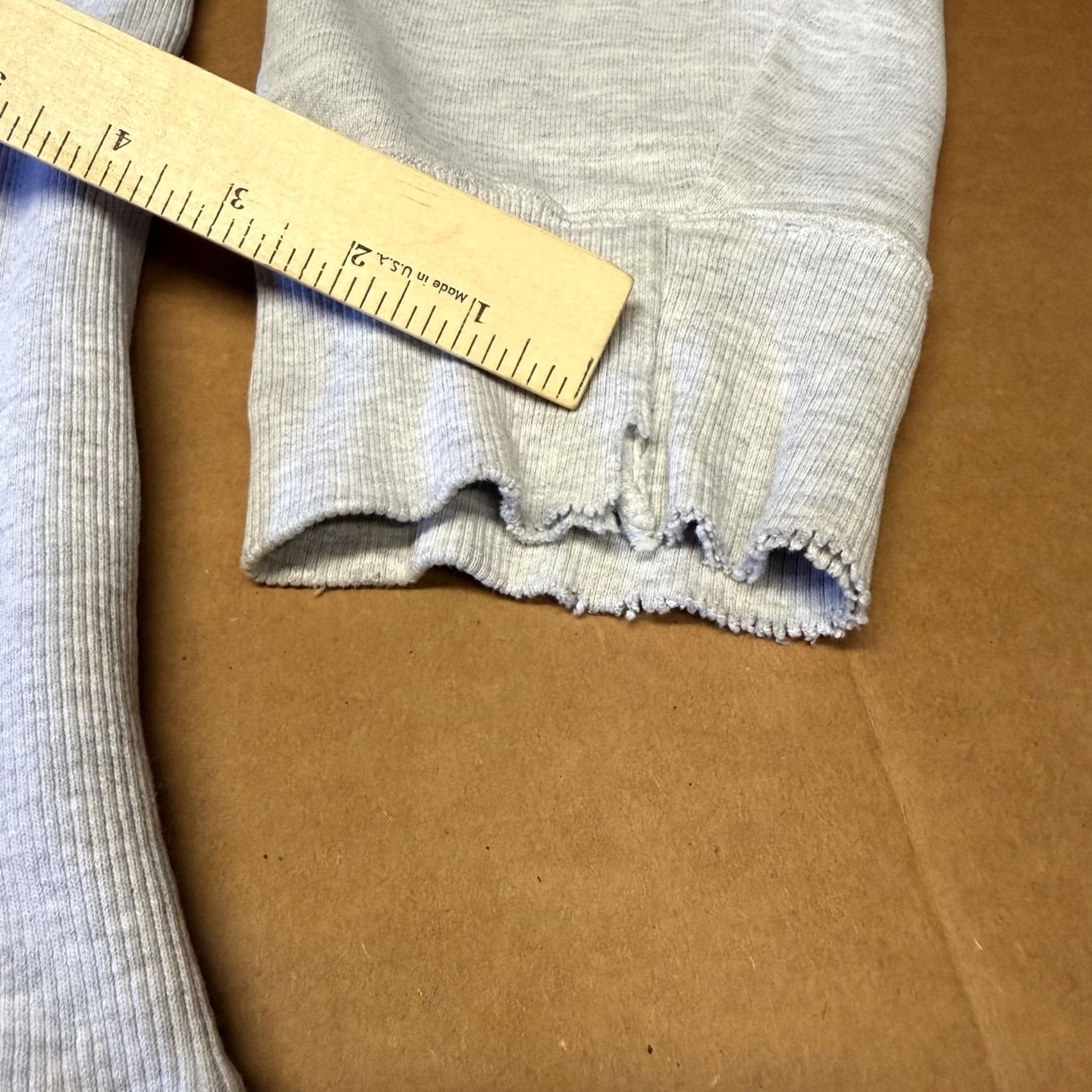 Champion Champion Hoodie Mens XL Gray Full Zip Knit Fleece Sweatshirt Embroidered Logo Size US XL / EU 56 / 4 - 3 Thumbnail